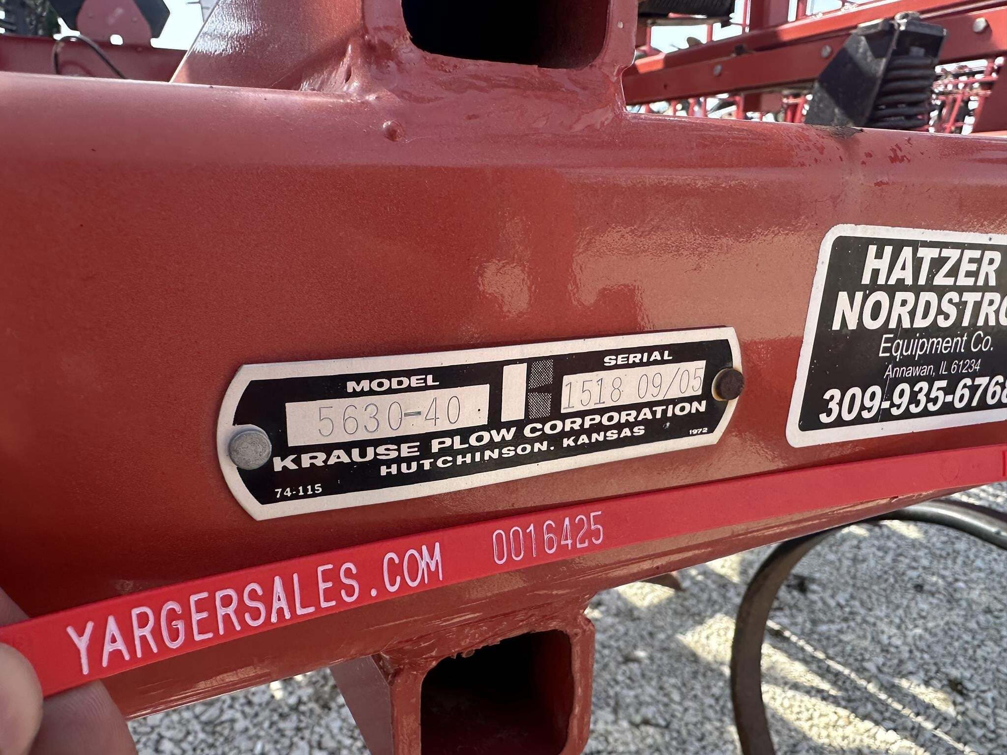 2005 Krause 5630 Field Cultivator