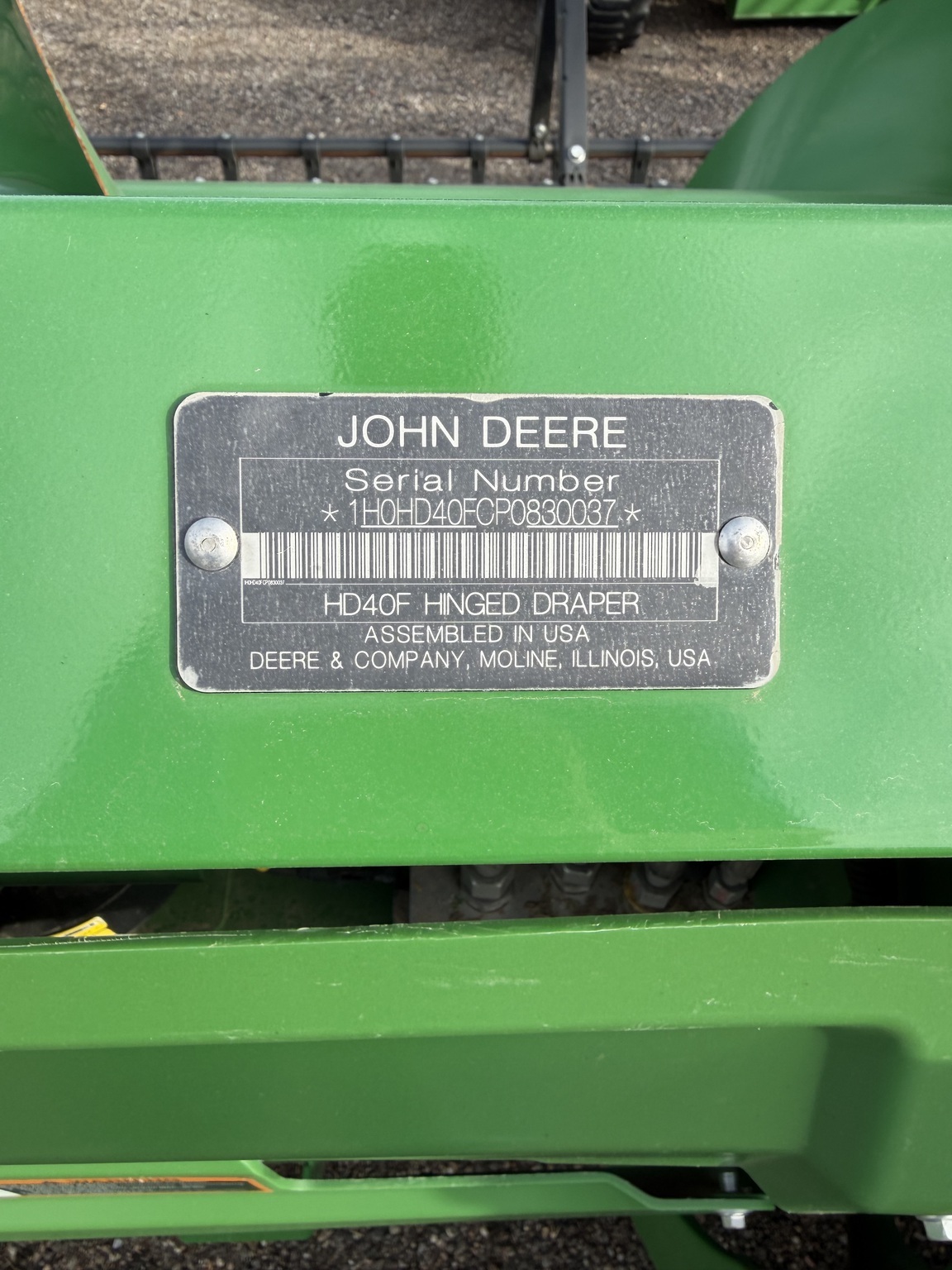 2024 John Deere HD40F Platform
