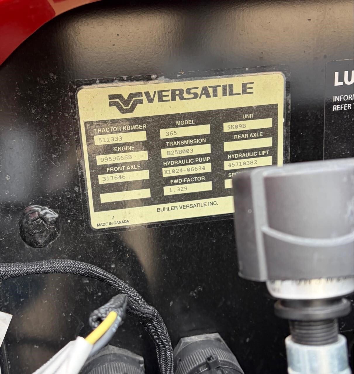 2026 Versatile 365 Tractor