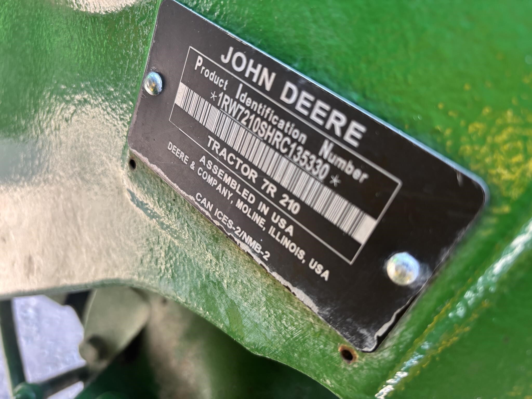 2024 John Deere 7R 210 Tractor