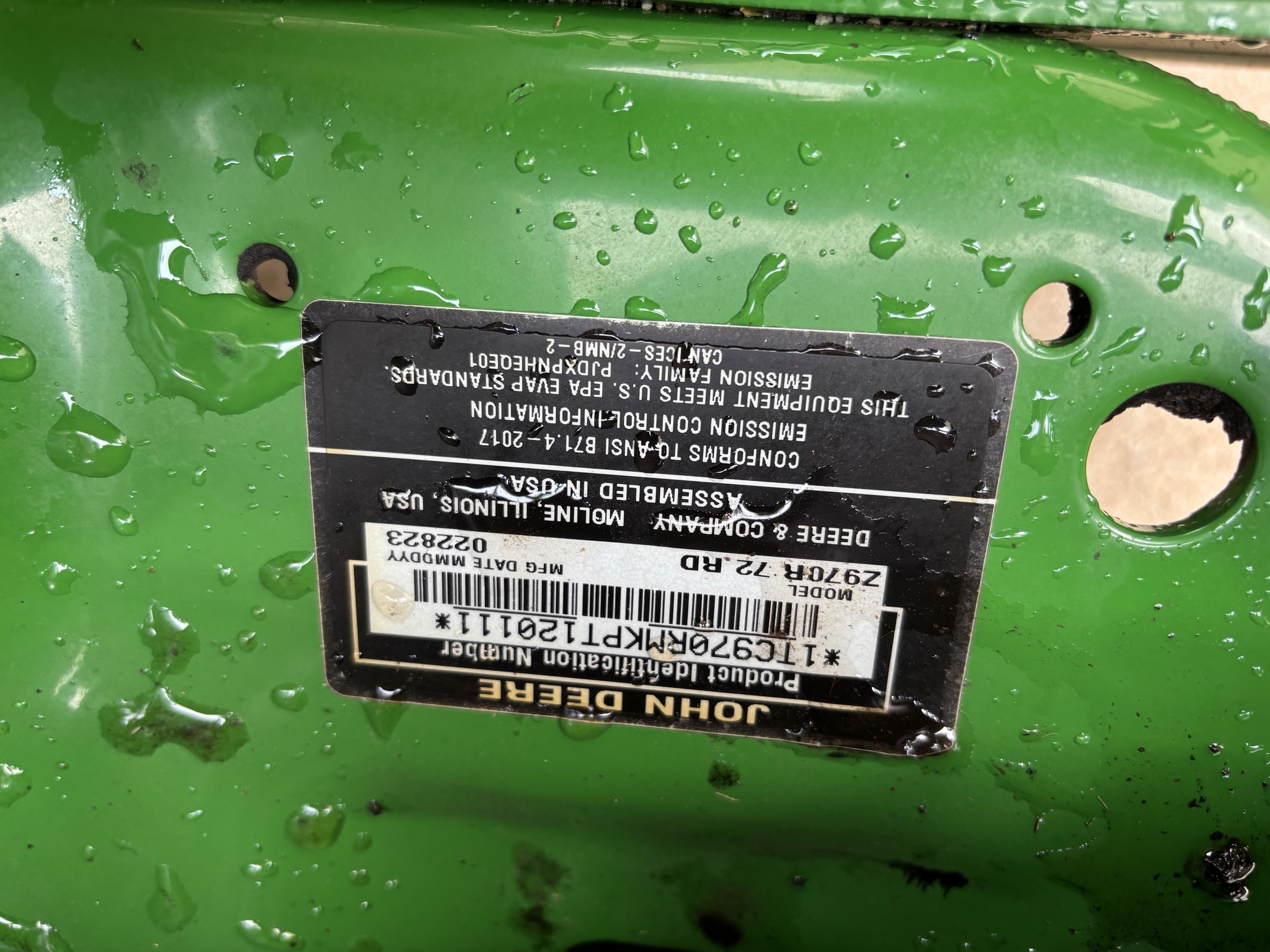 2023 John Deere Z970R Lawn Mower
