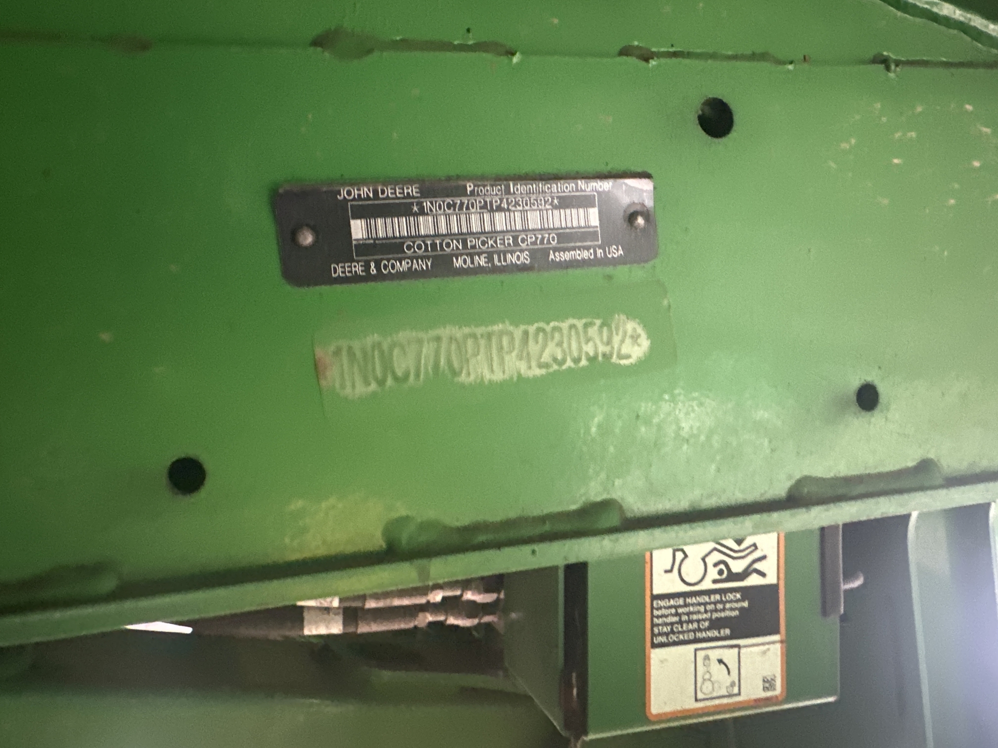 2023 John Deere CP770 Cotton Equipment