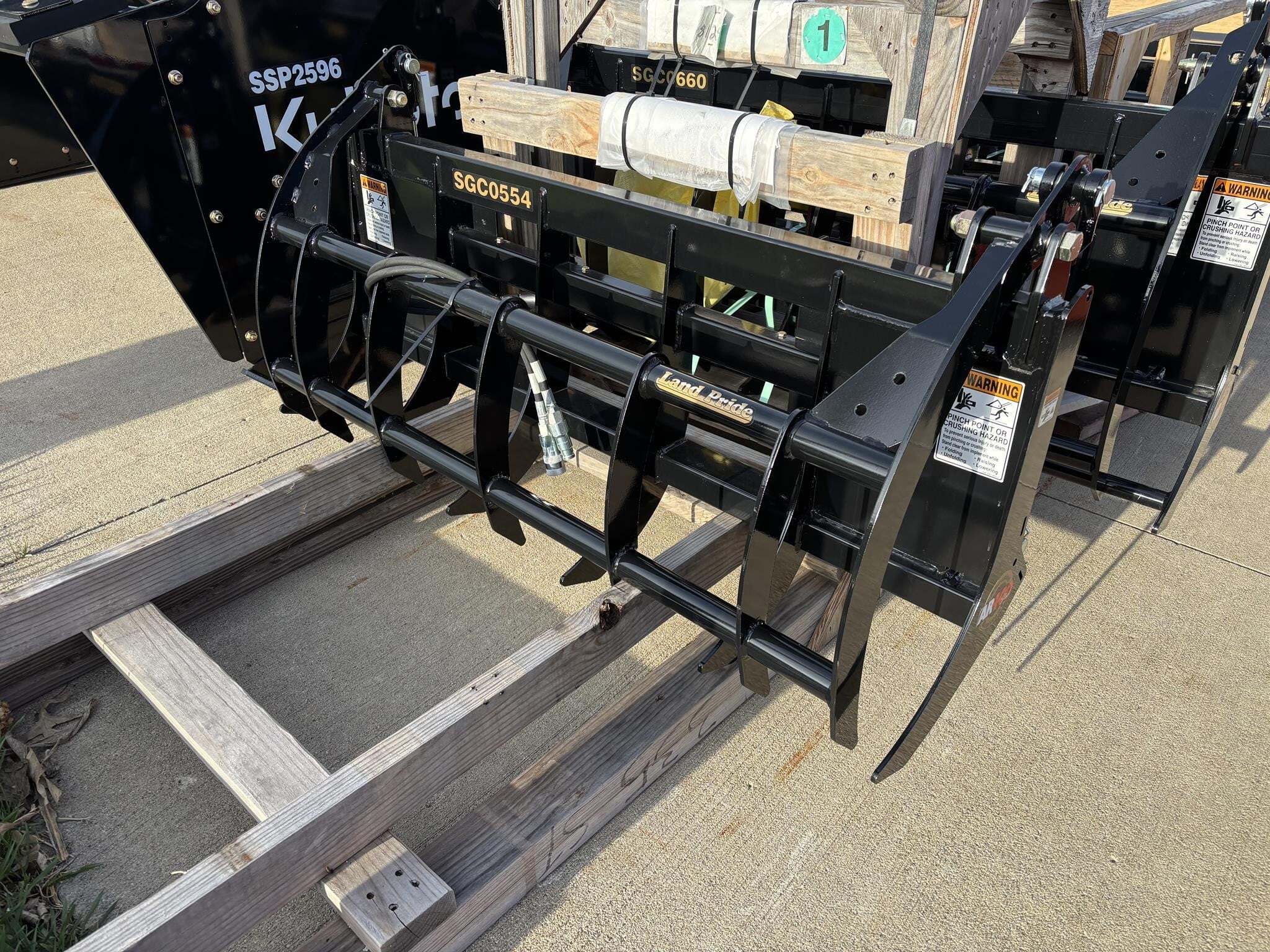 2025 Land Pride SGC0554 Loader and Skid Steer Attachment