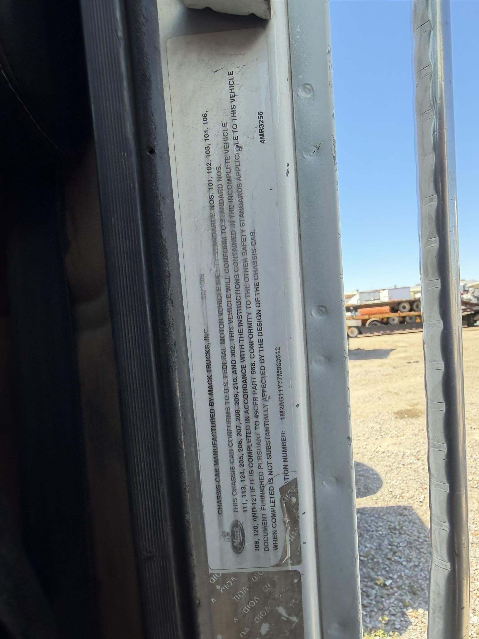 2007 Mack Granite CV713 Dump Trucks/Trailer