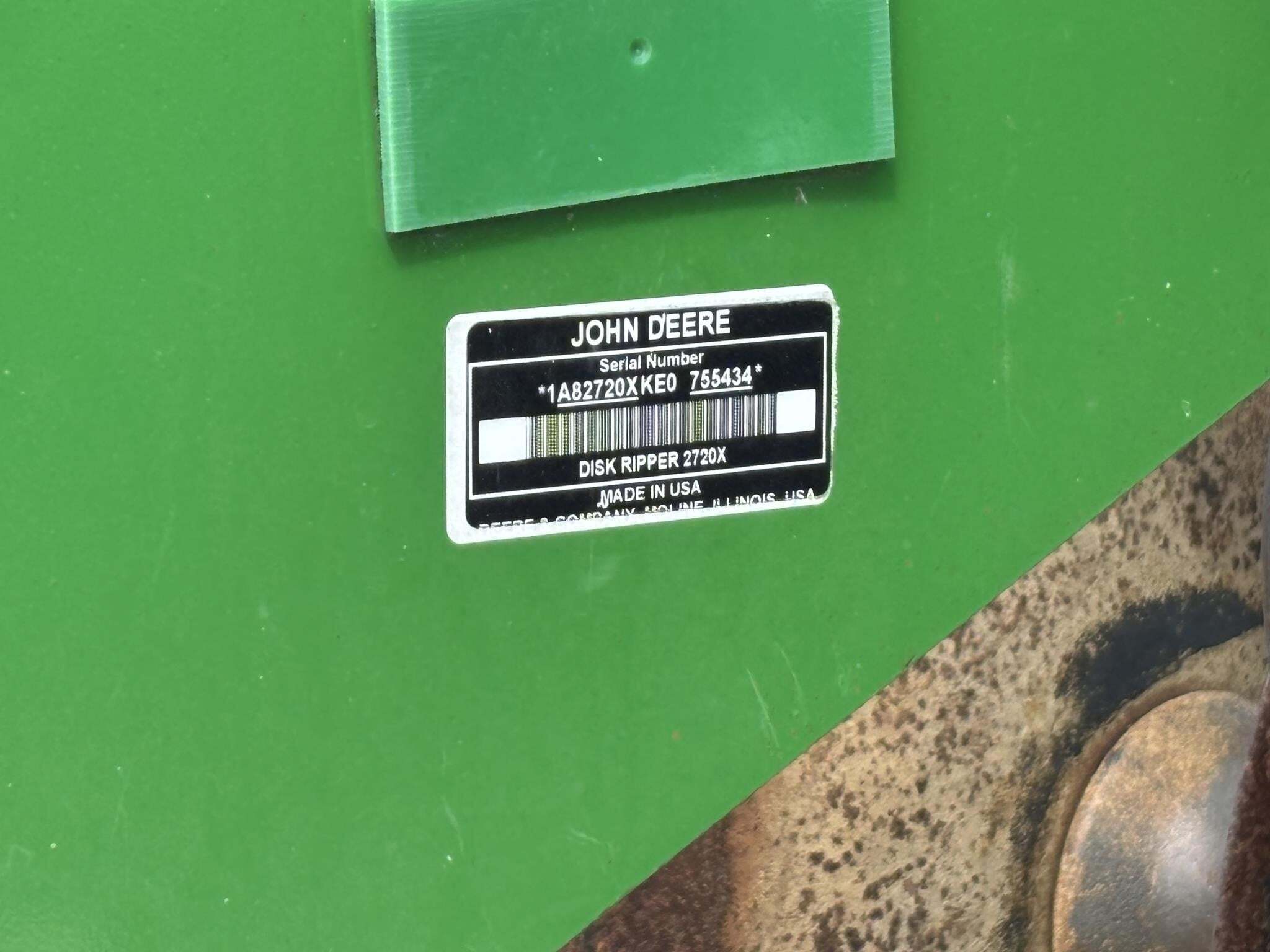 2015 John Deere 2720 Disk Chisel