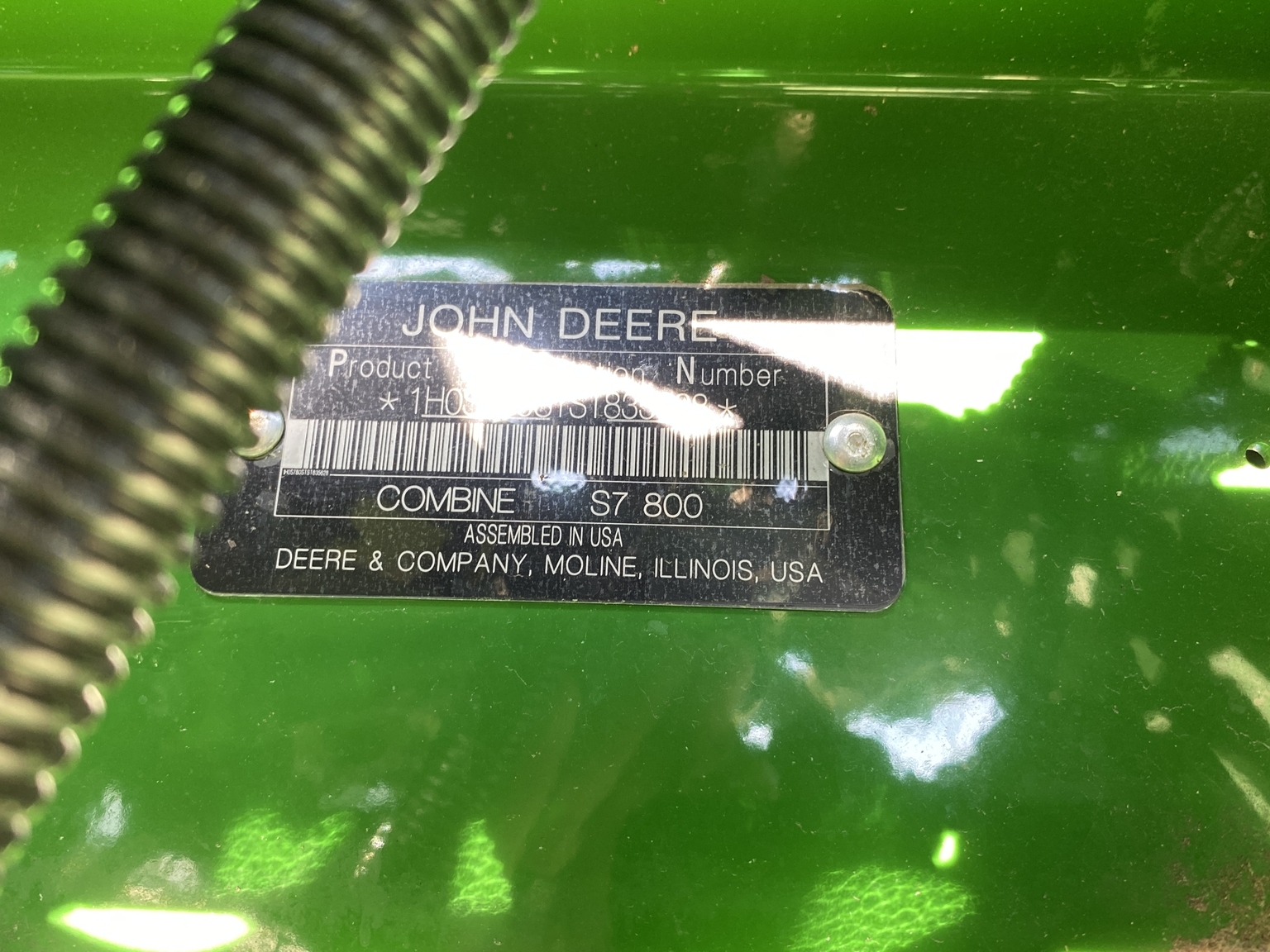 2025 John Deere S7 800 Combine