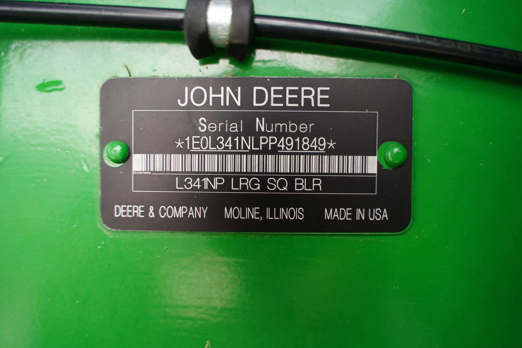 2023 John Deere L341 Big Square Baler