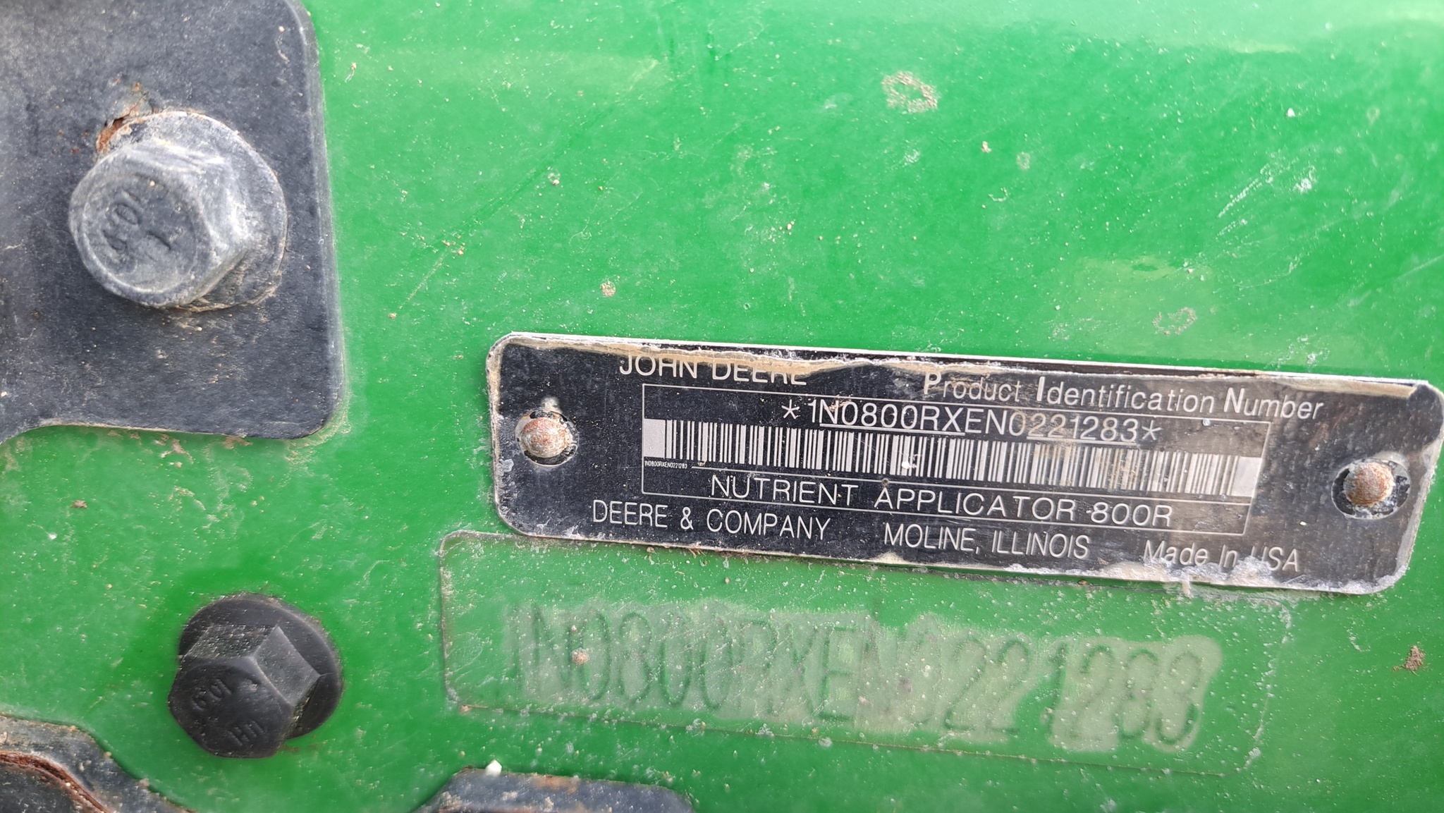2022 John Deere 800R Self-Propelled Fertilizer Spreader