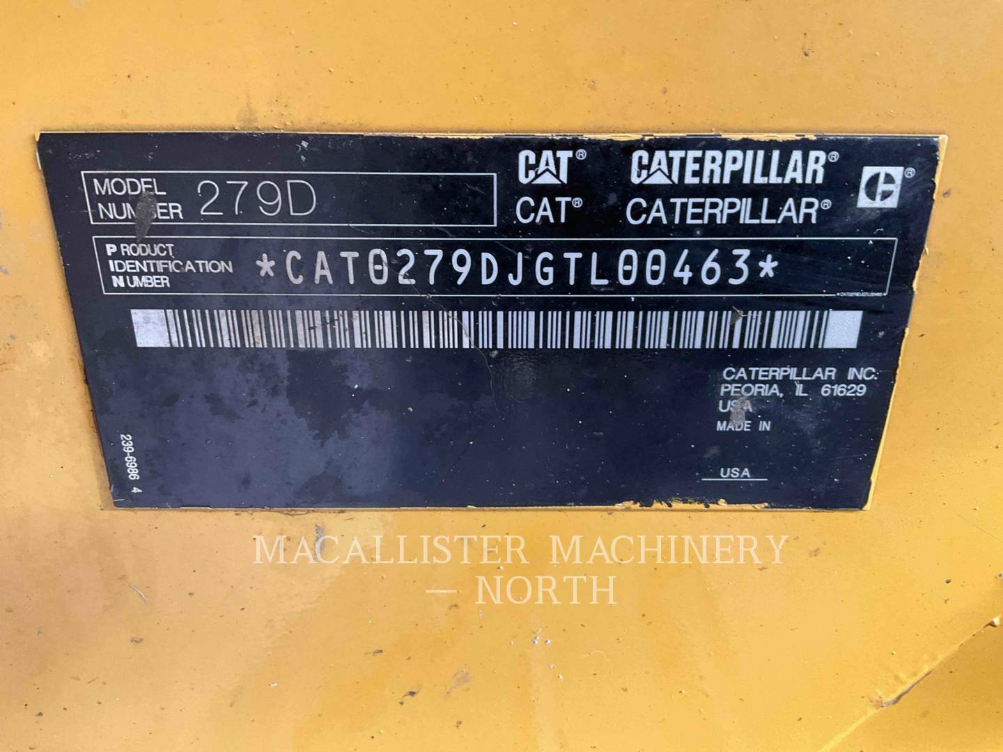 2014 Caterpillar 279D Skid Steer
