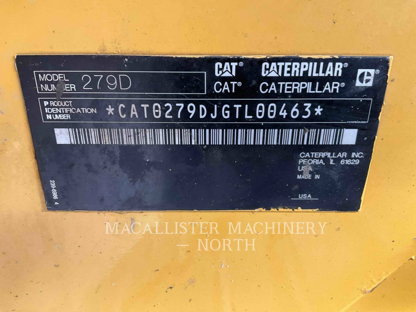 2014 Caterpillar 279D Skid Steer