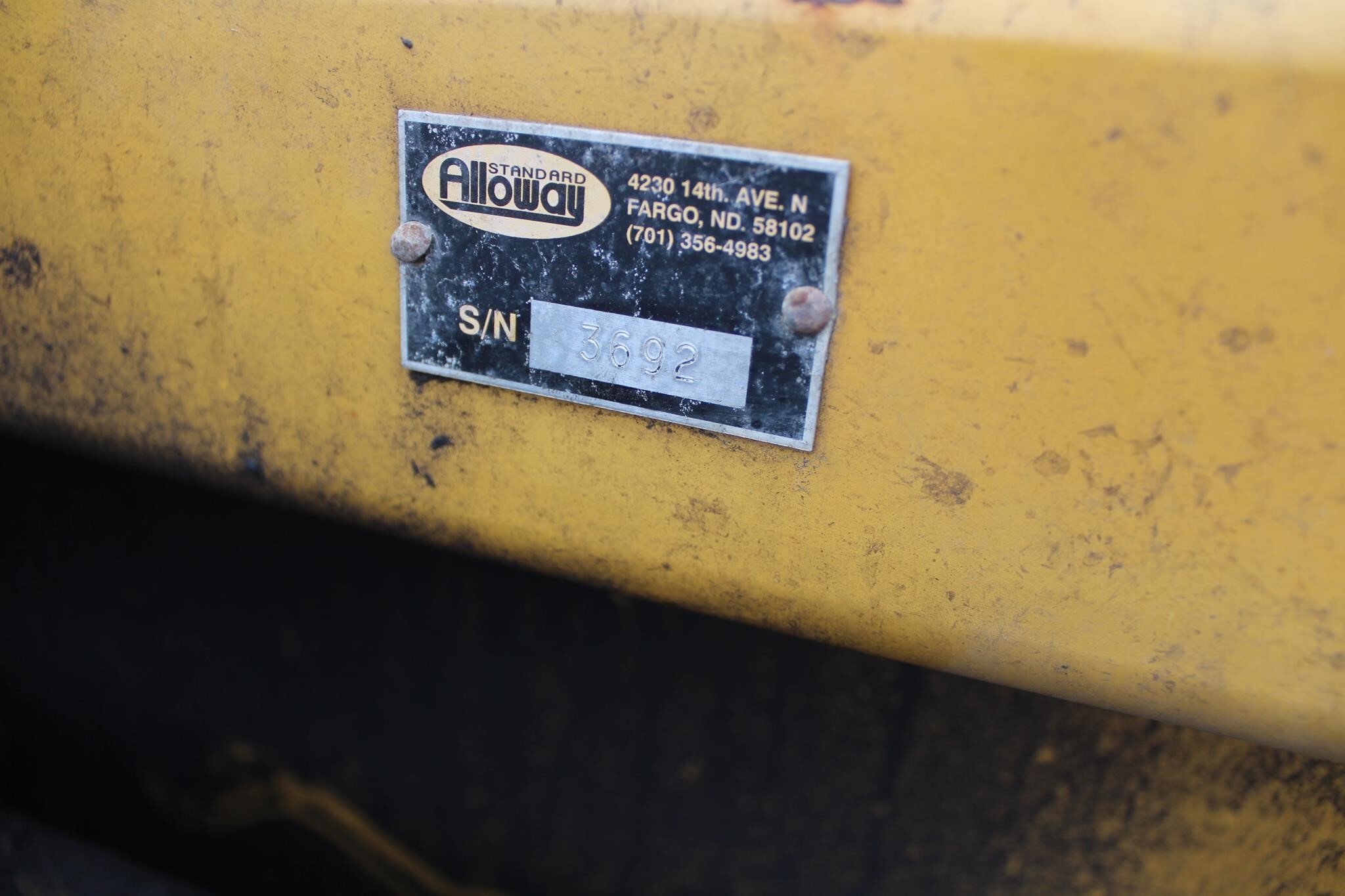 2015 Alloway RD180 Beet Equipment
