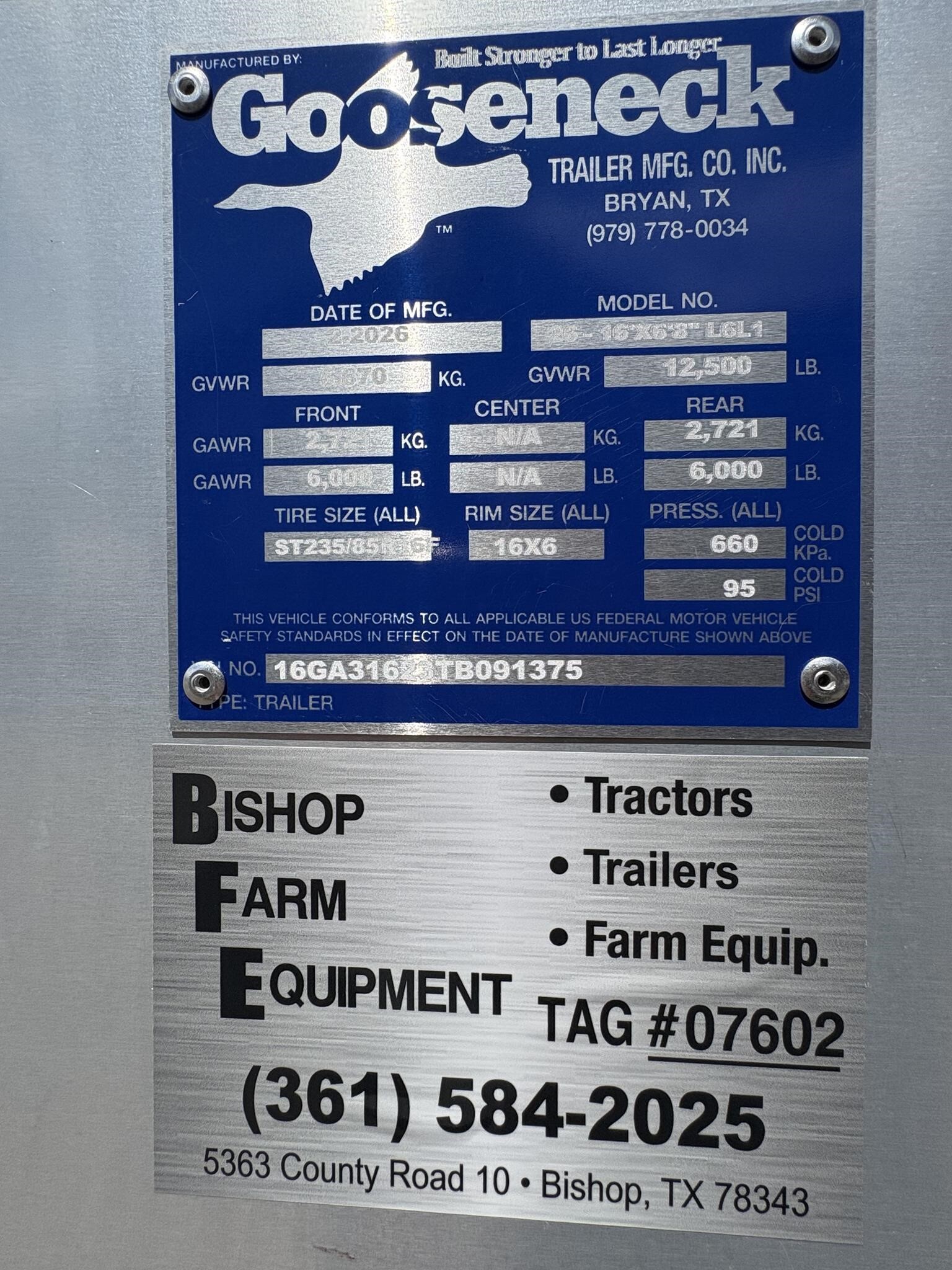 2026 Gooseneck 16 Livestock Trailer