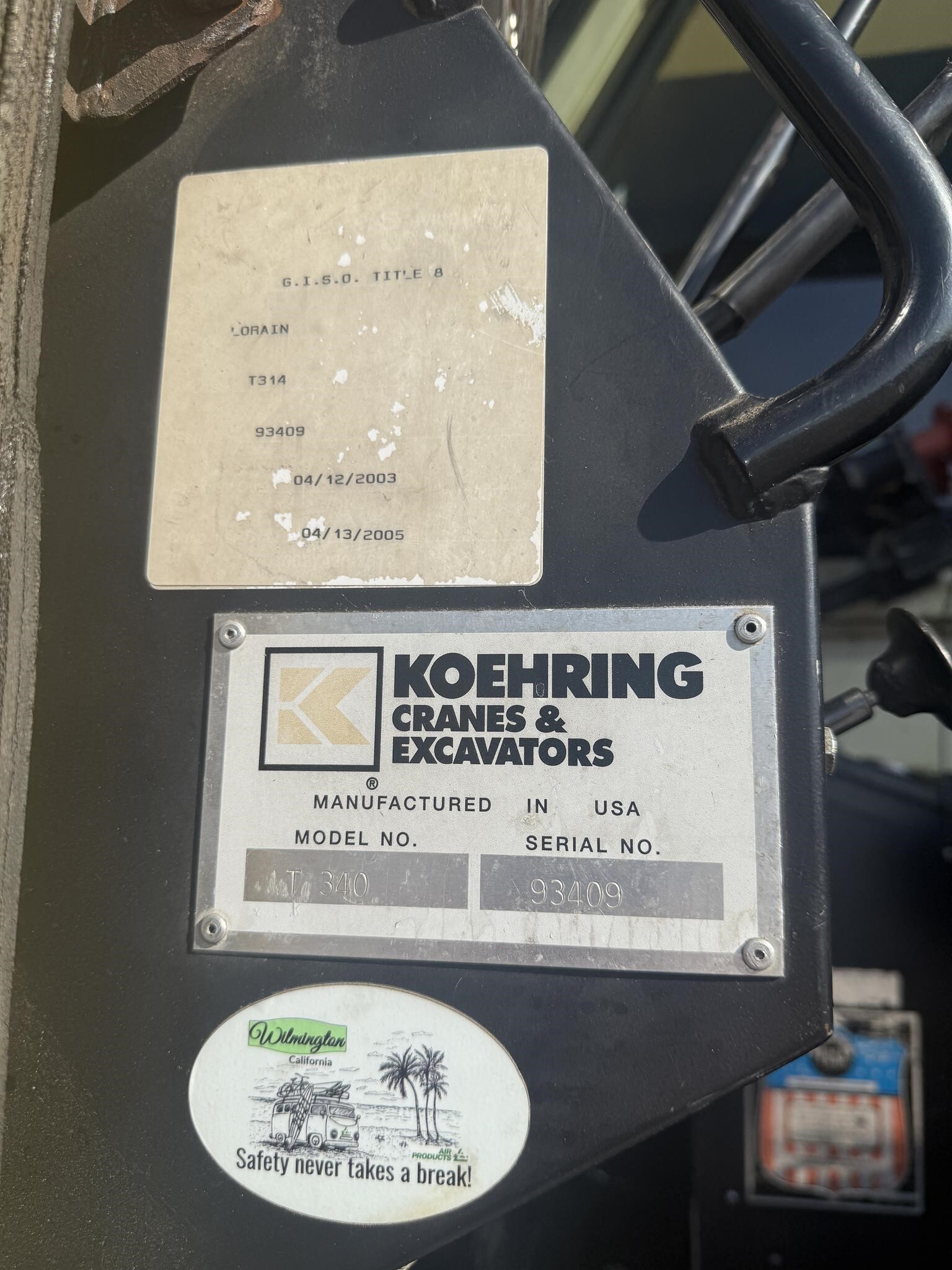 1997 Terex T340 Crane