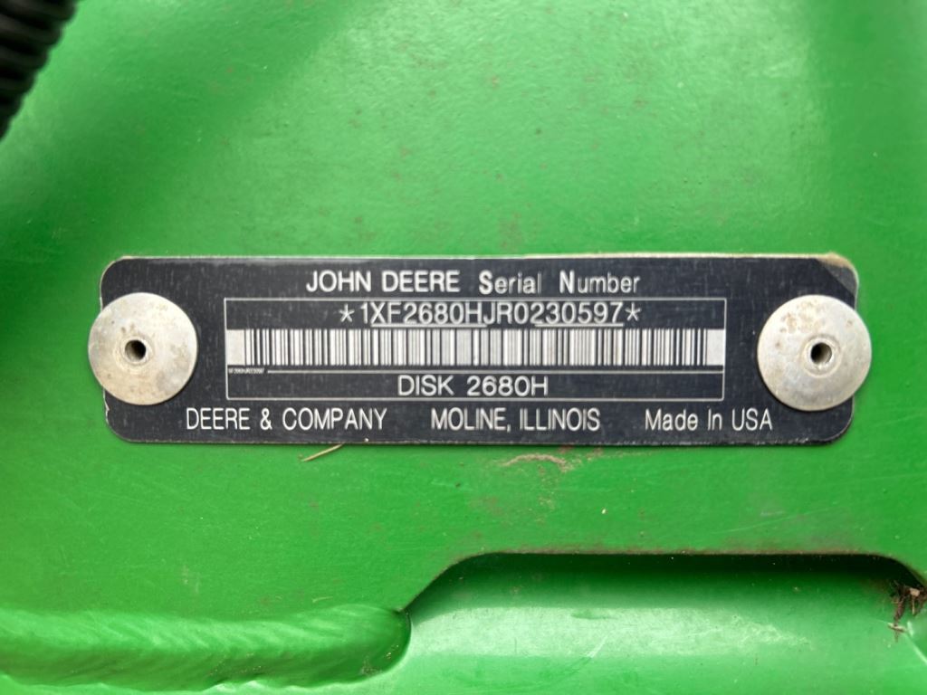 2024 John Deere 2680H Disk