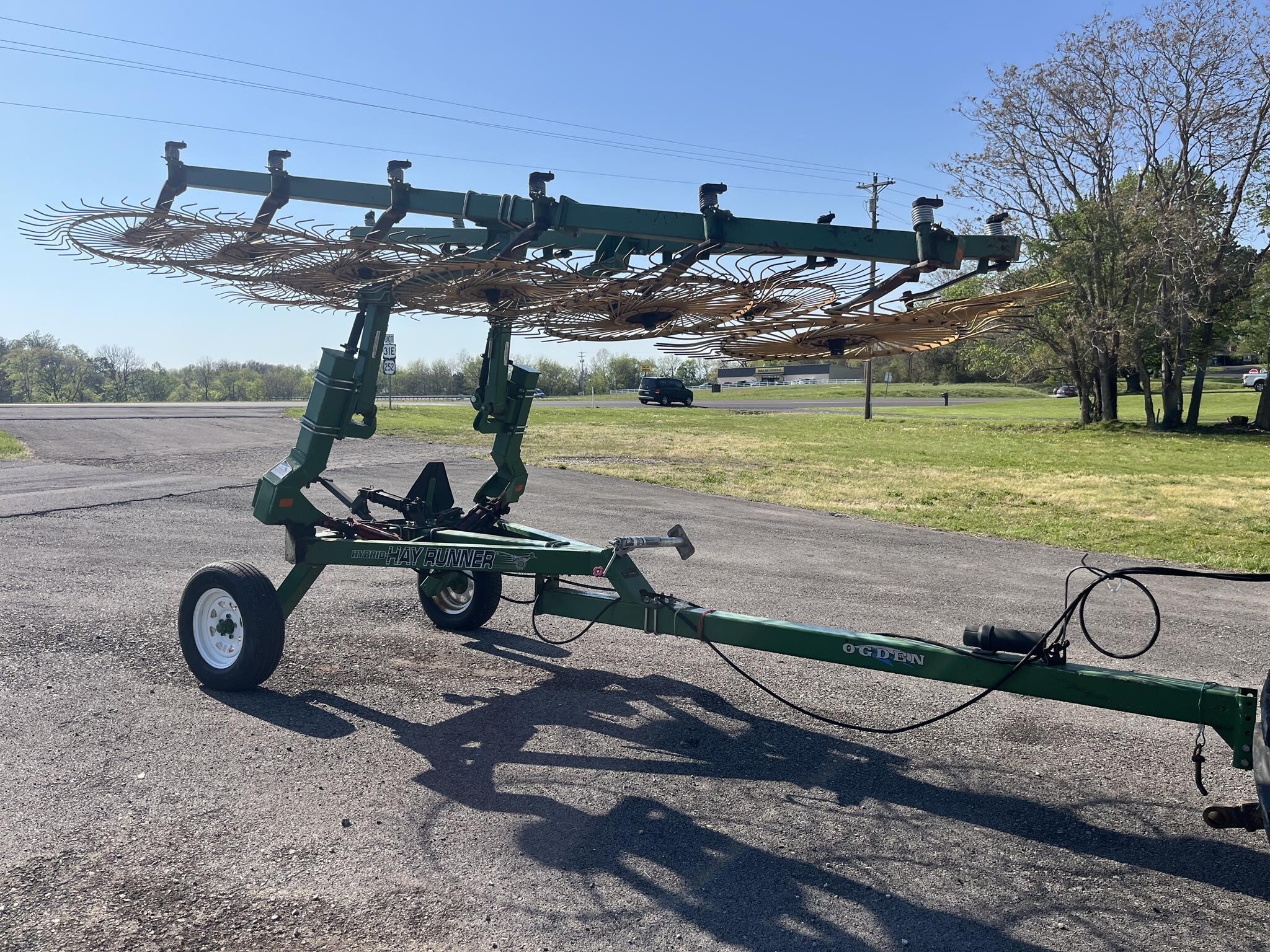 Ogden Metalworks 12 Wheel Rake - $6,900 | Machinery Pete