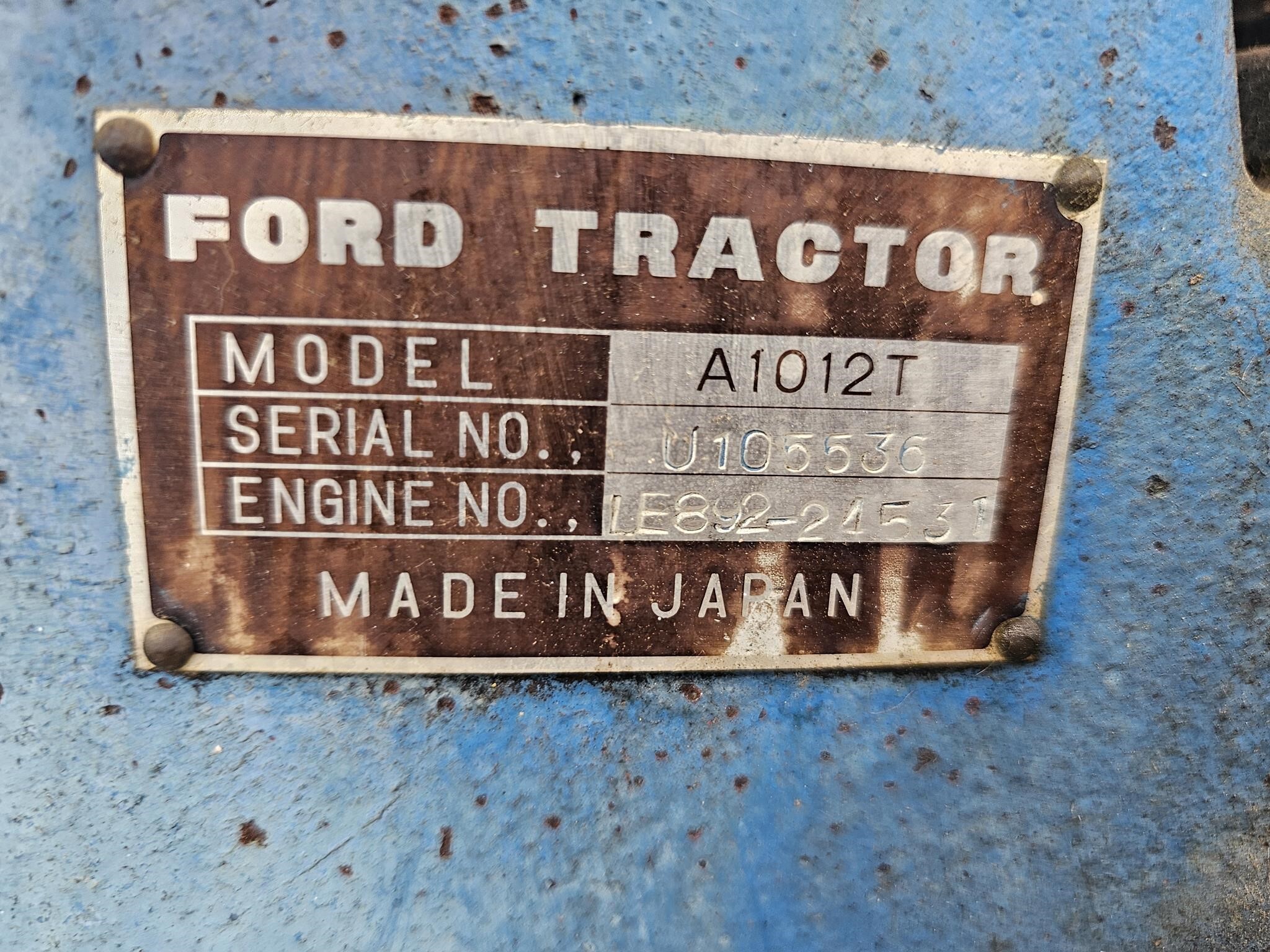 1977 Ford 1600 Tractor