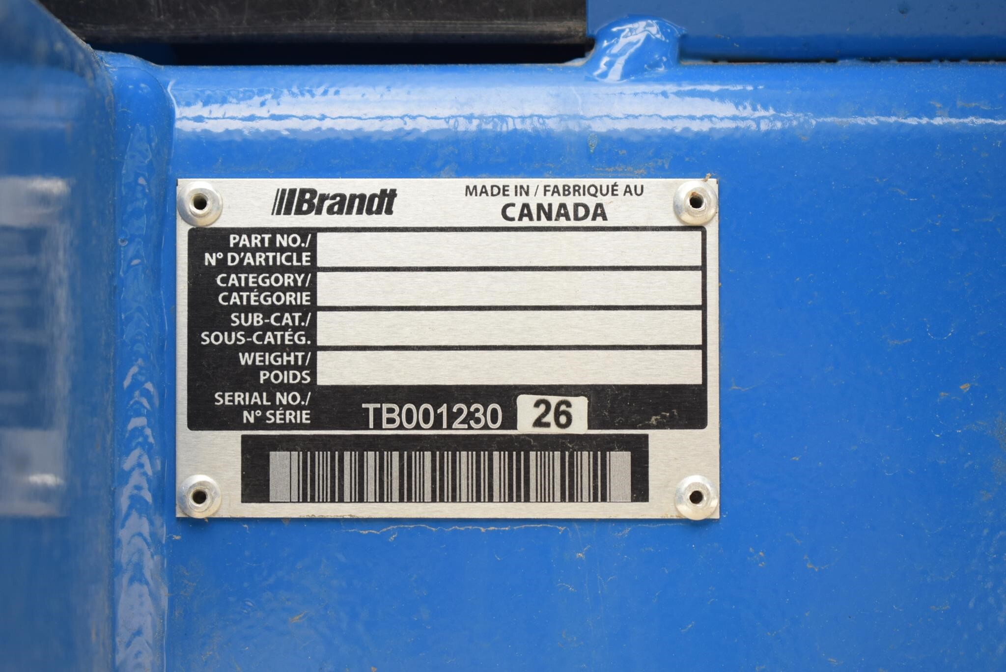 2026 Brandt 5200EX Grain Vac