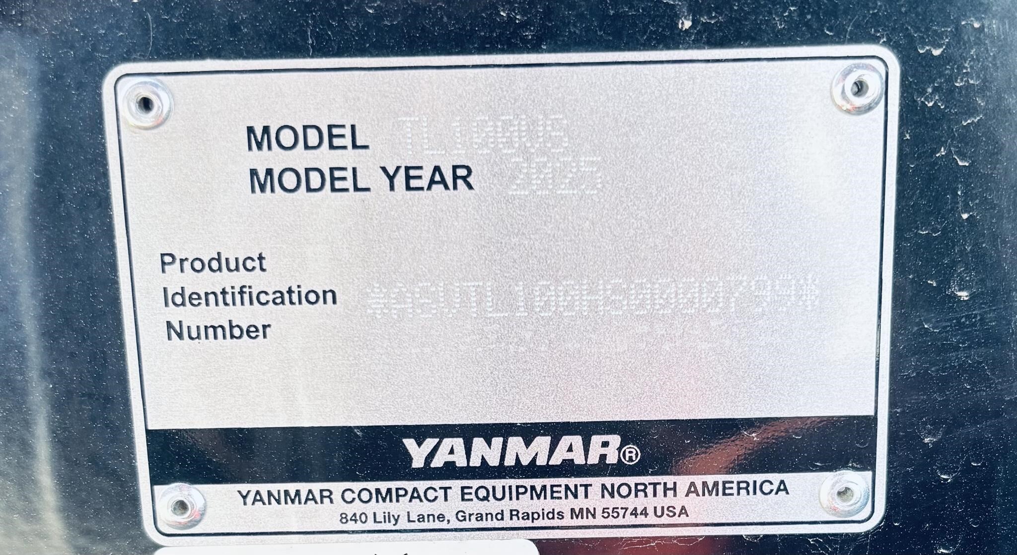 2025 Yanmar TL100VS Skid Steer