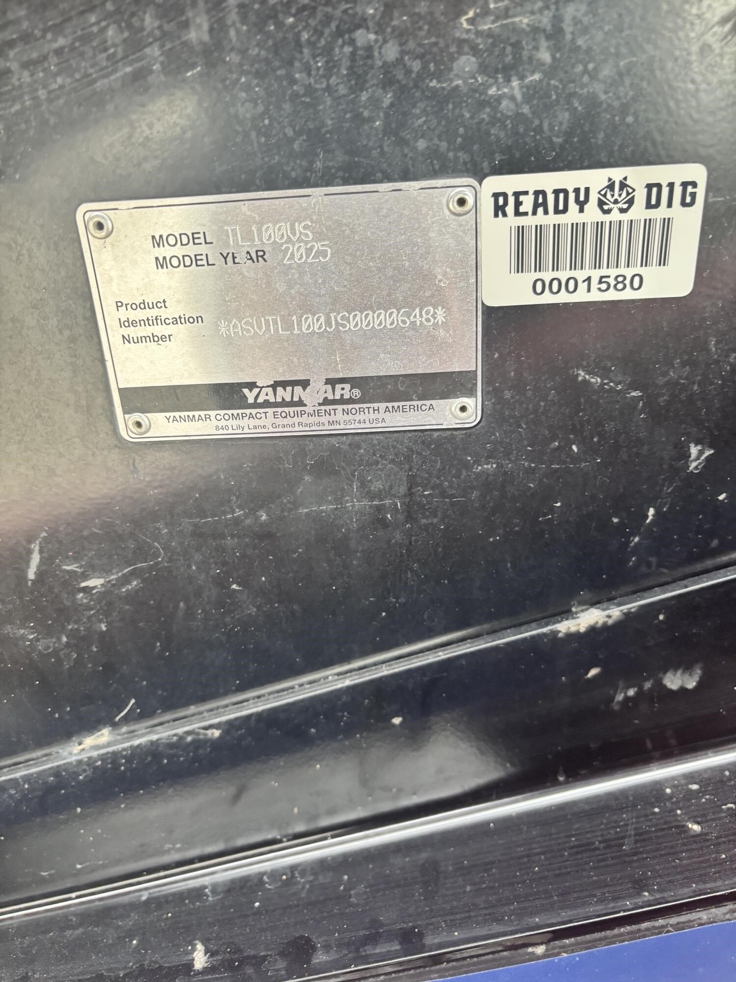 2025 Yanmar TL100VS Skid Steer