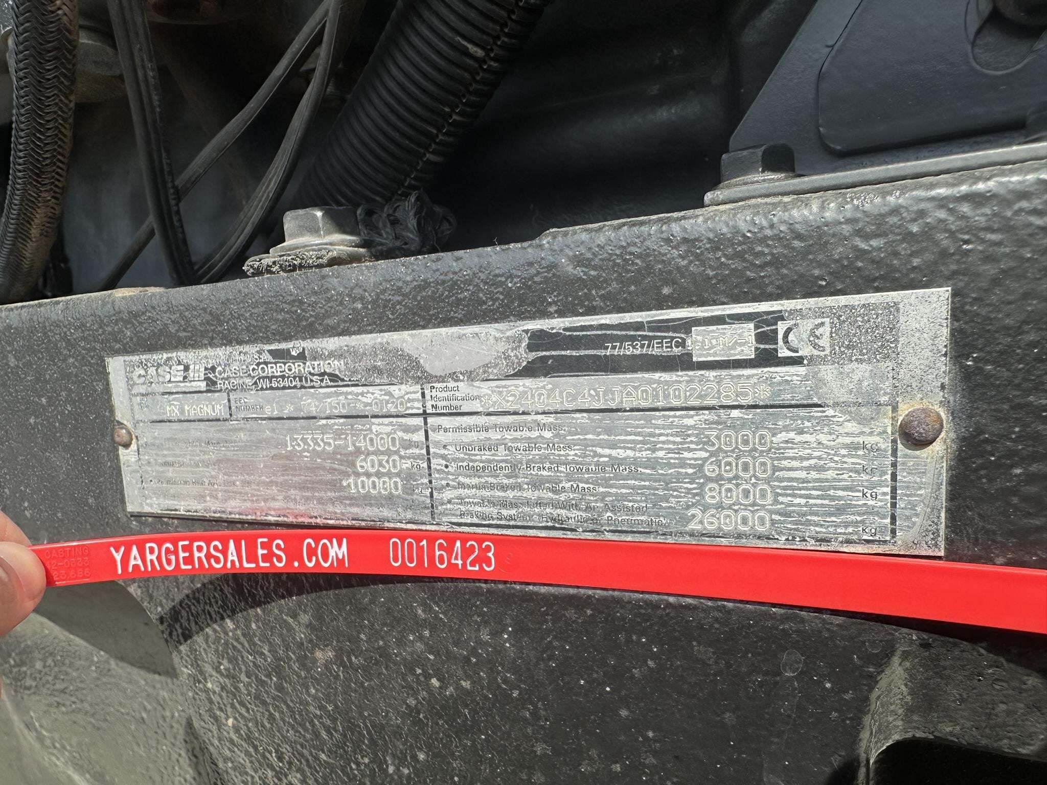 1999 Case IH MX240 Tractor