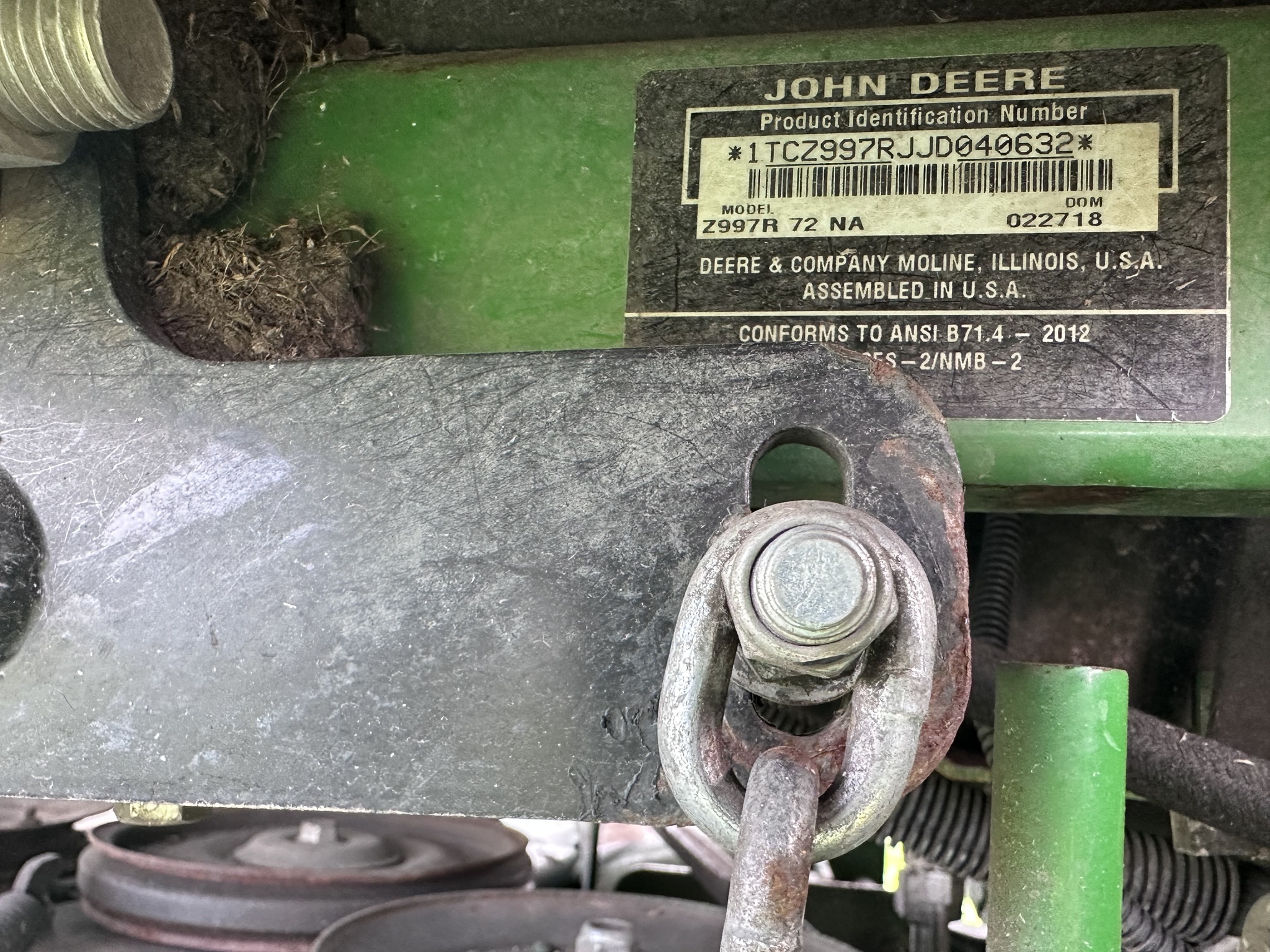 2018 John Deere Z997R Lawn Mower