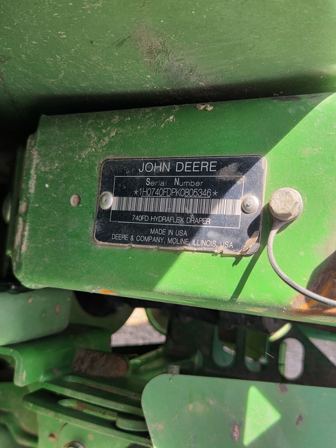 2019 John Deere 740FD Platform