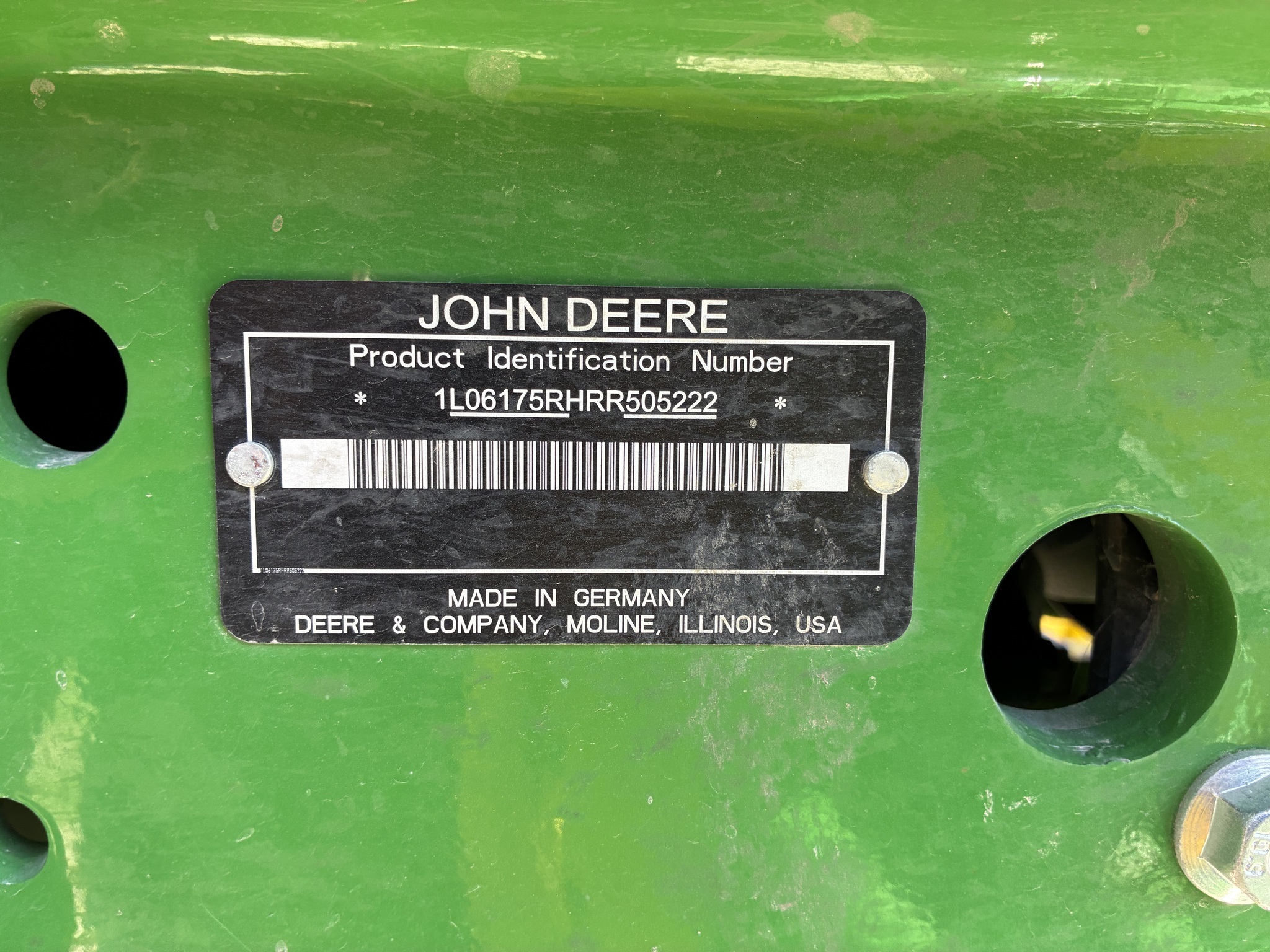 2025 John Deere 6R 175 Tractor