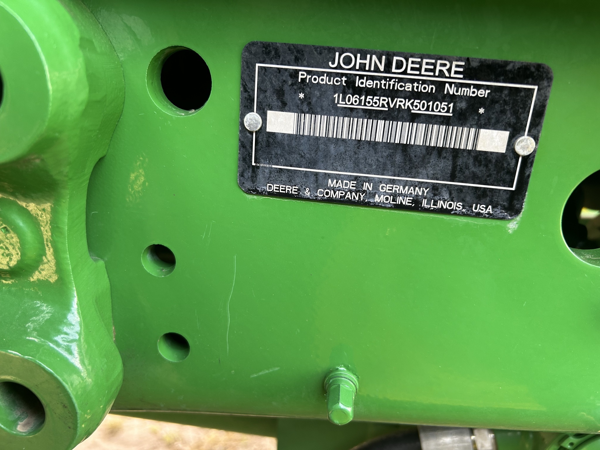 2024 John Deere 6R 155 Tractor