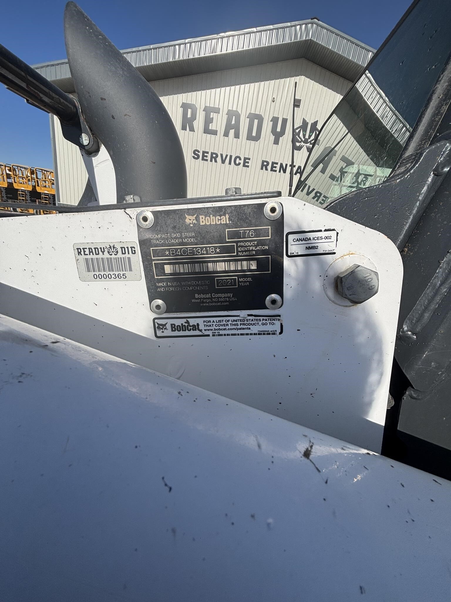 2021 Bobcat T76 Skid Steer