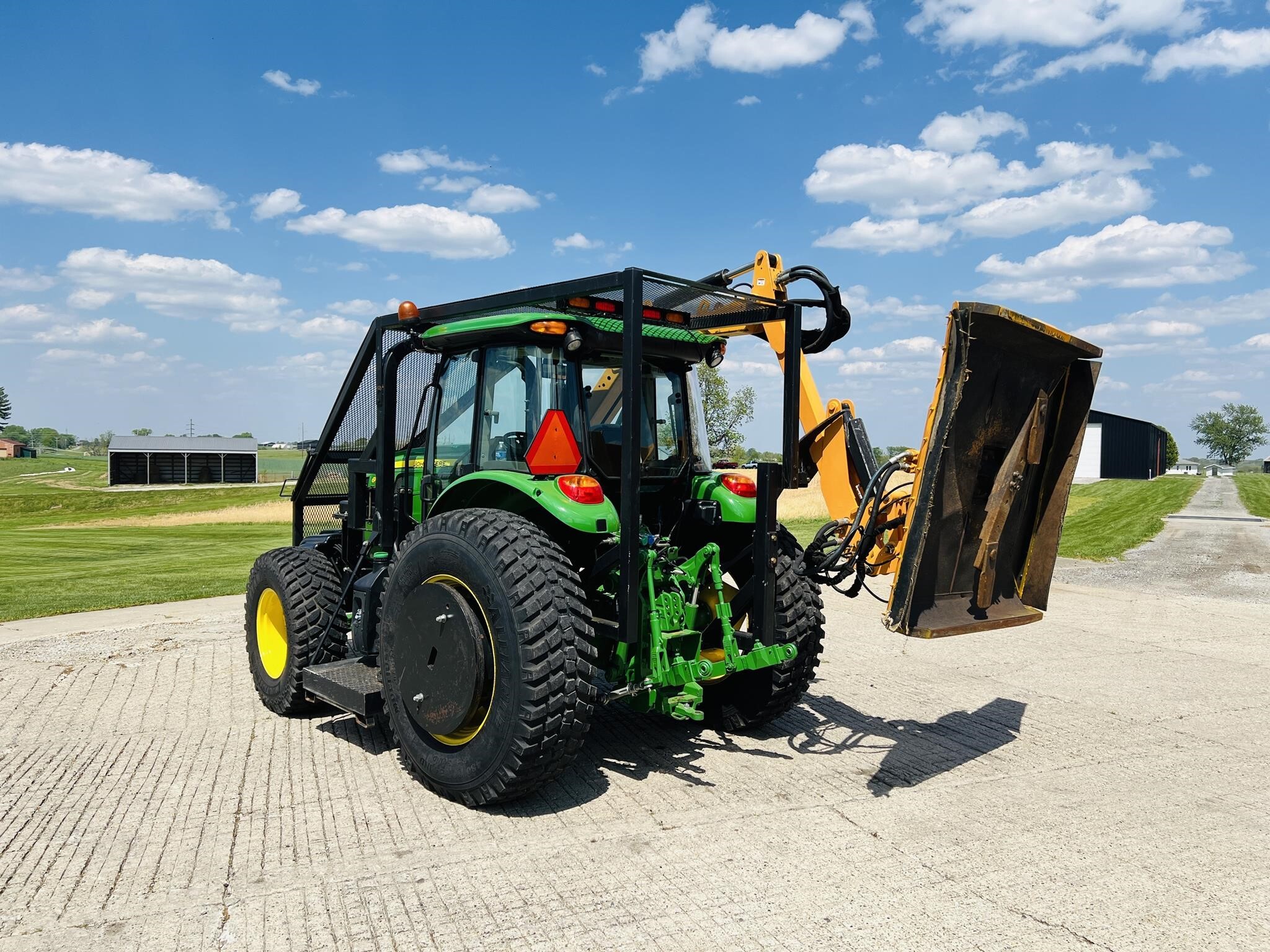 2017 John Deere 6105E Tractor