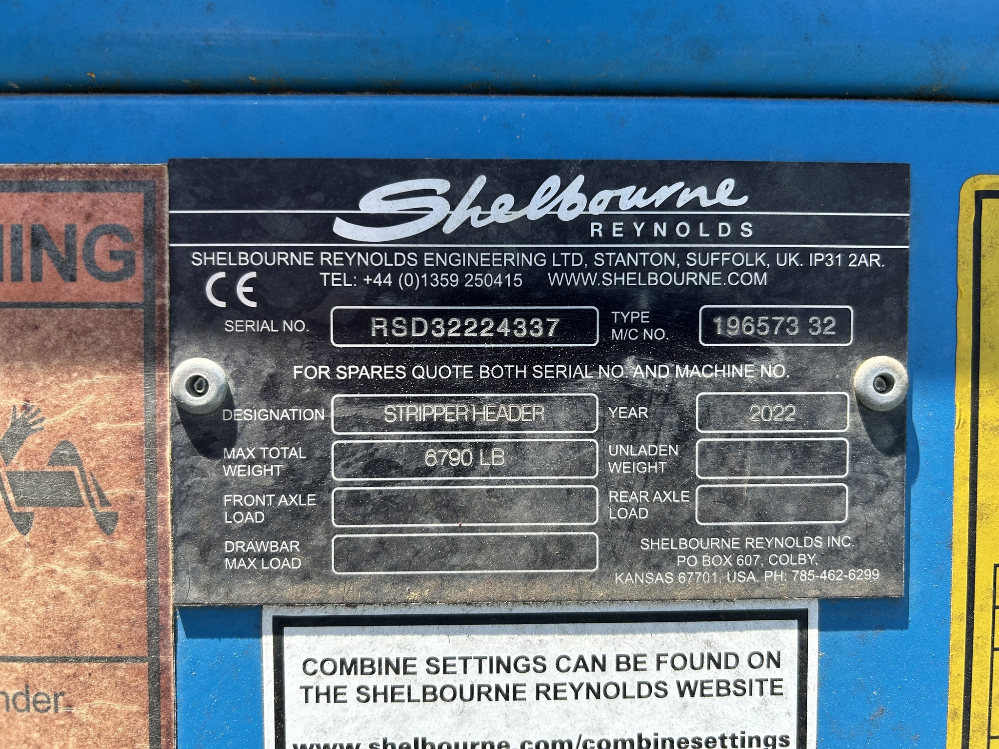 2022 Shelbourne RSD32 Platform