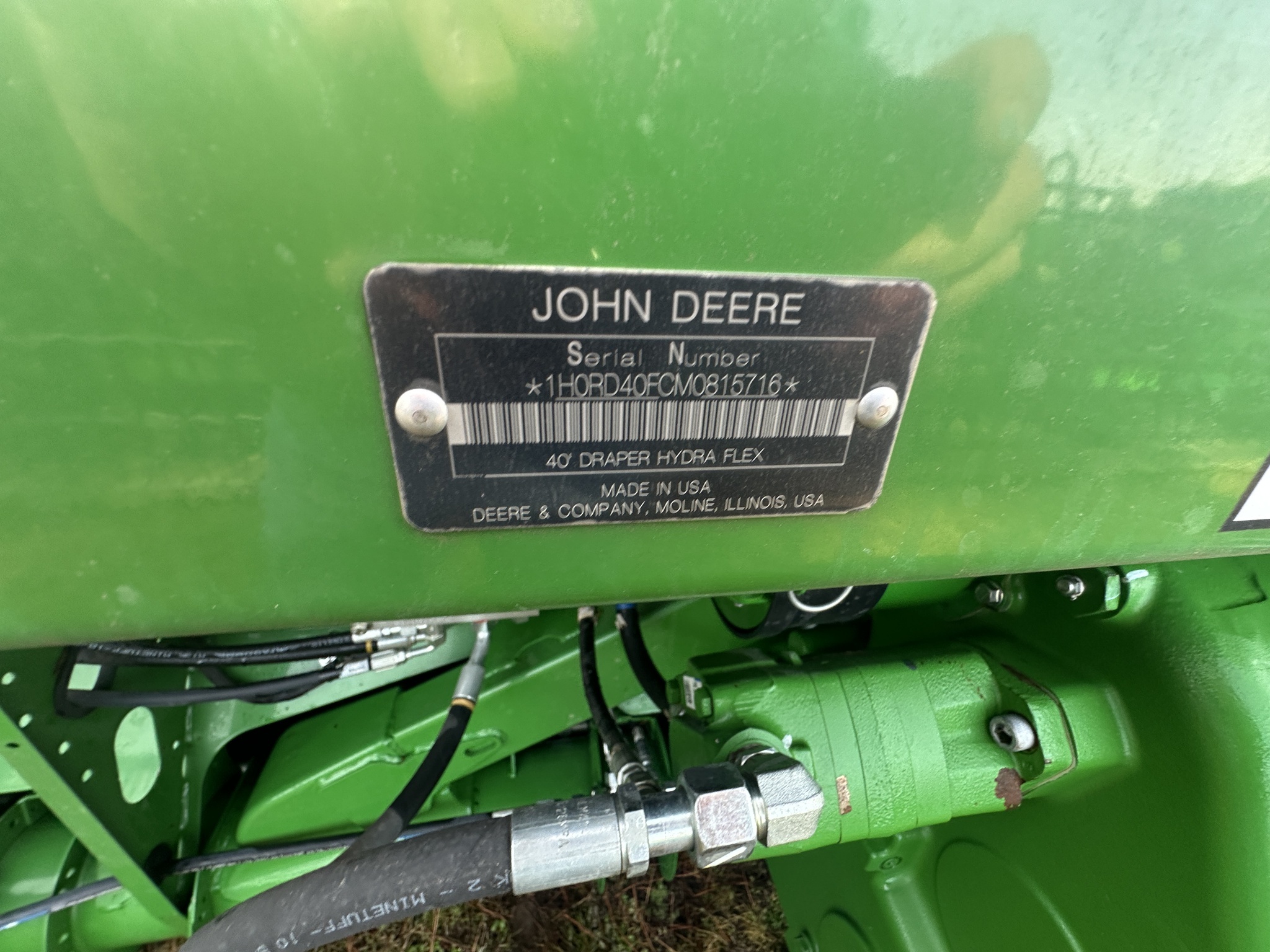 2021 John Deere RD40F Platform