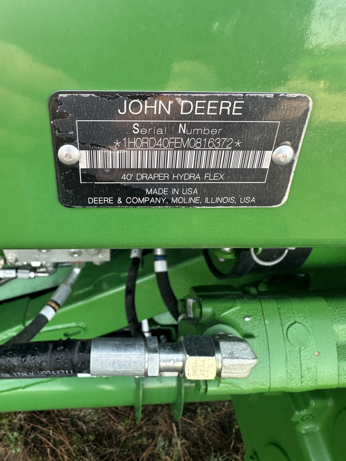 2021 John Deere RD40F Platform