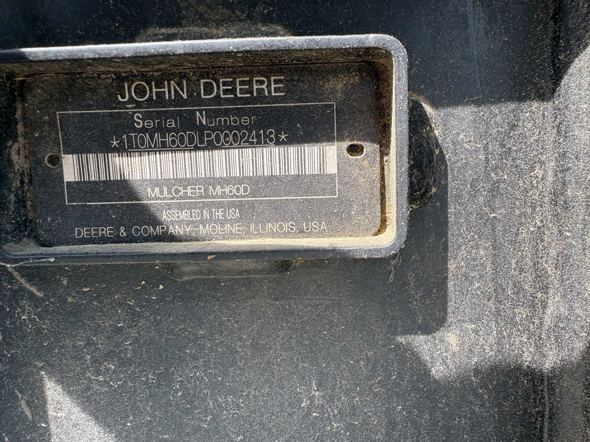 2024 John Deere MH60D Forestry and Mining