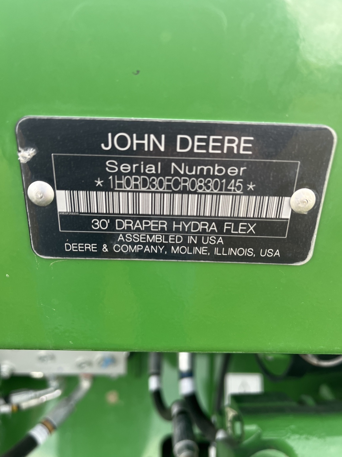 2024 John Deere RD30F Platform