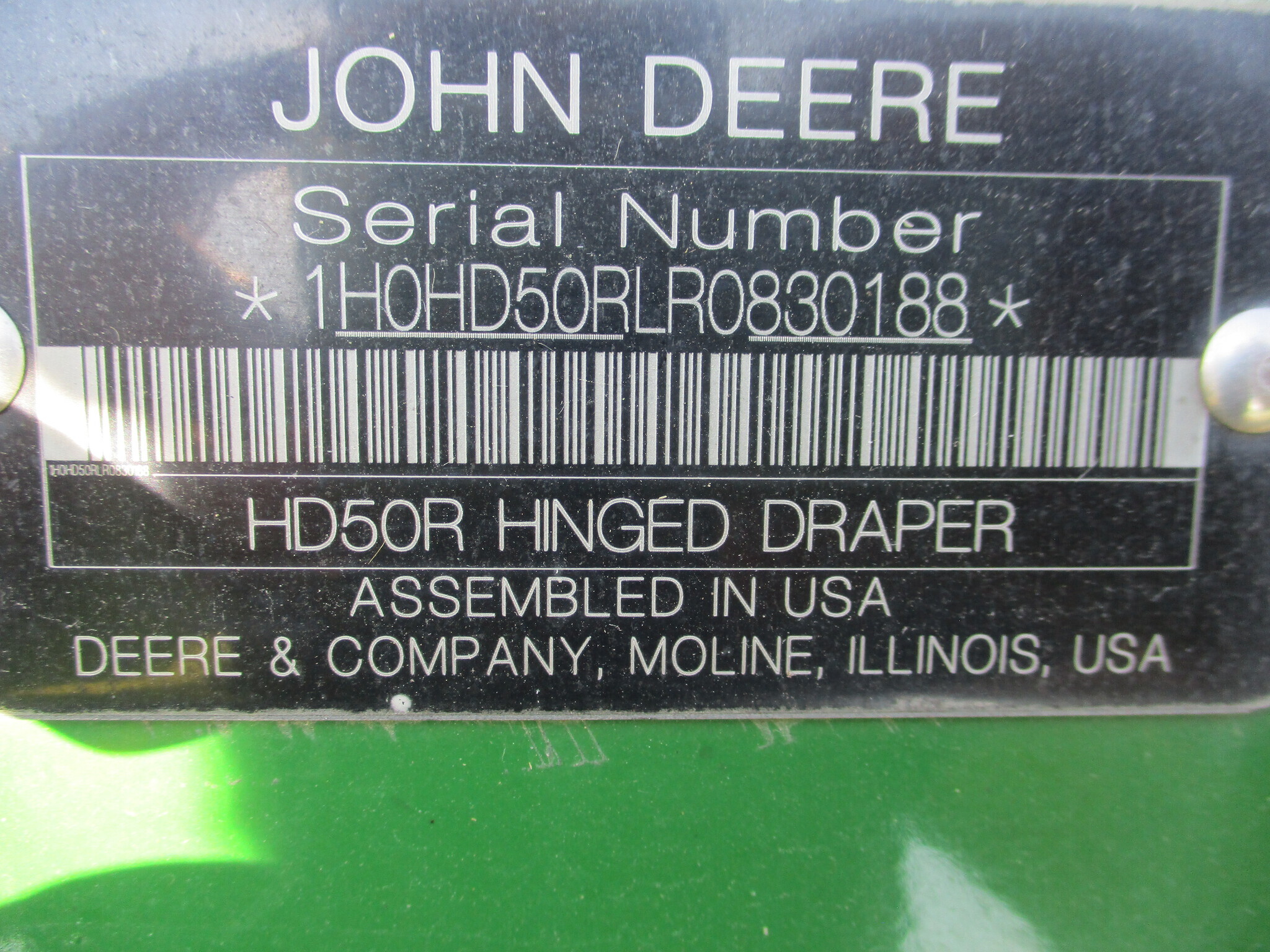2024 John Deere HD50R Platform
