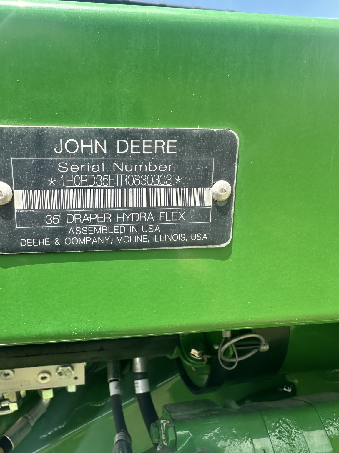 2024 John Deere HD35F Platform