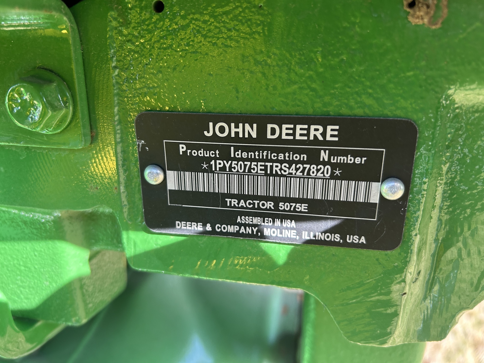 2025 John Deere 5075E Tractor