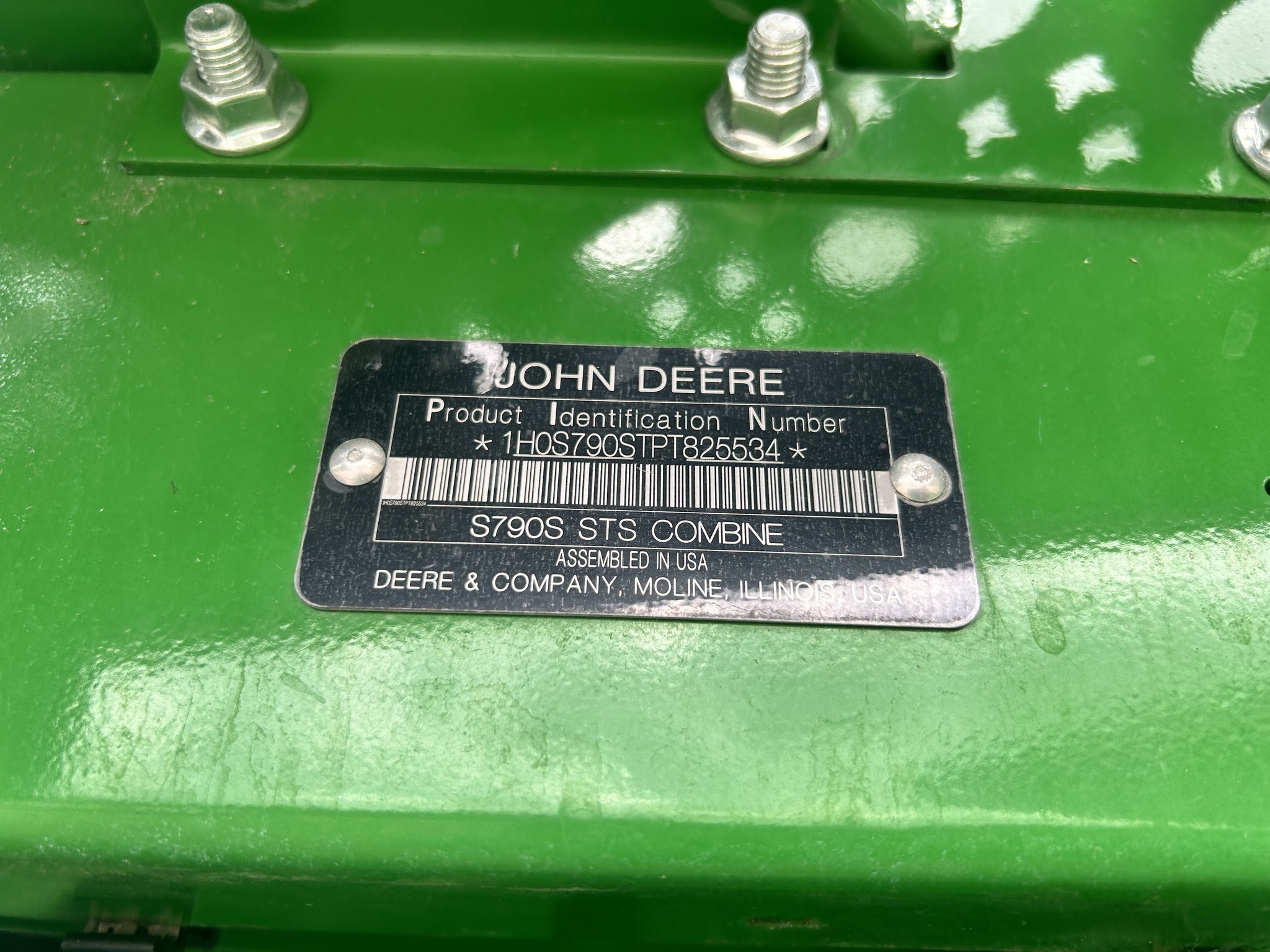 2023 John Deere S790 Combine