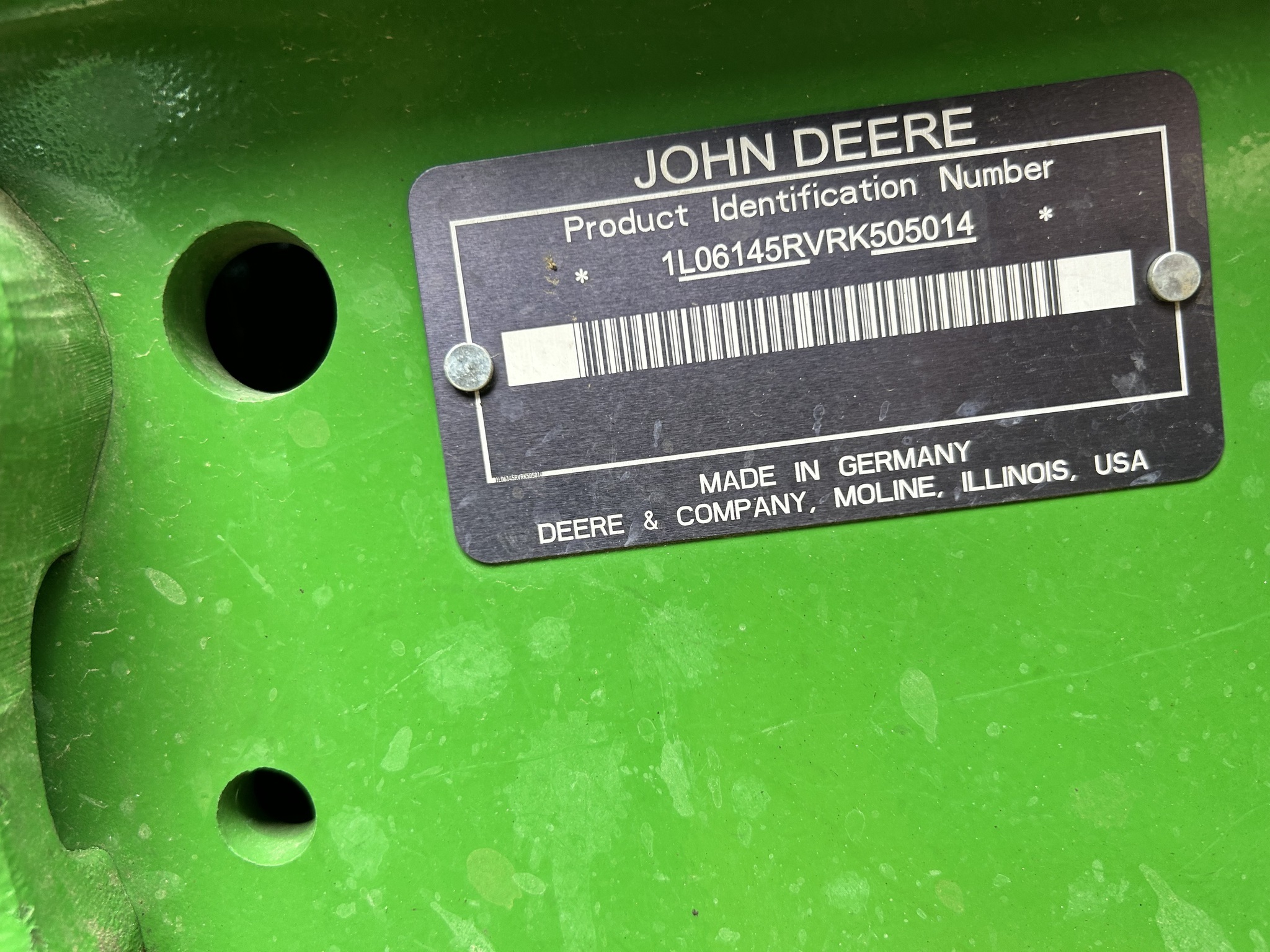 2025 John Deere 6R 145 Tractor