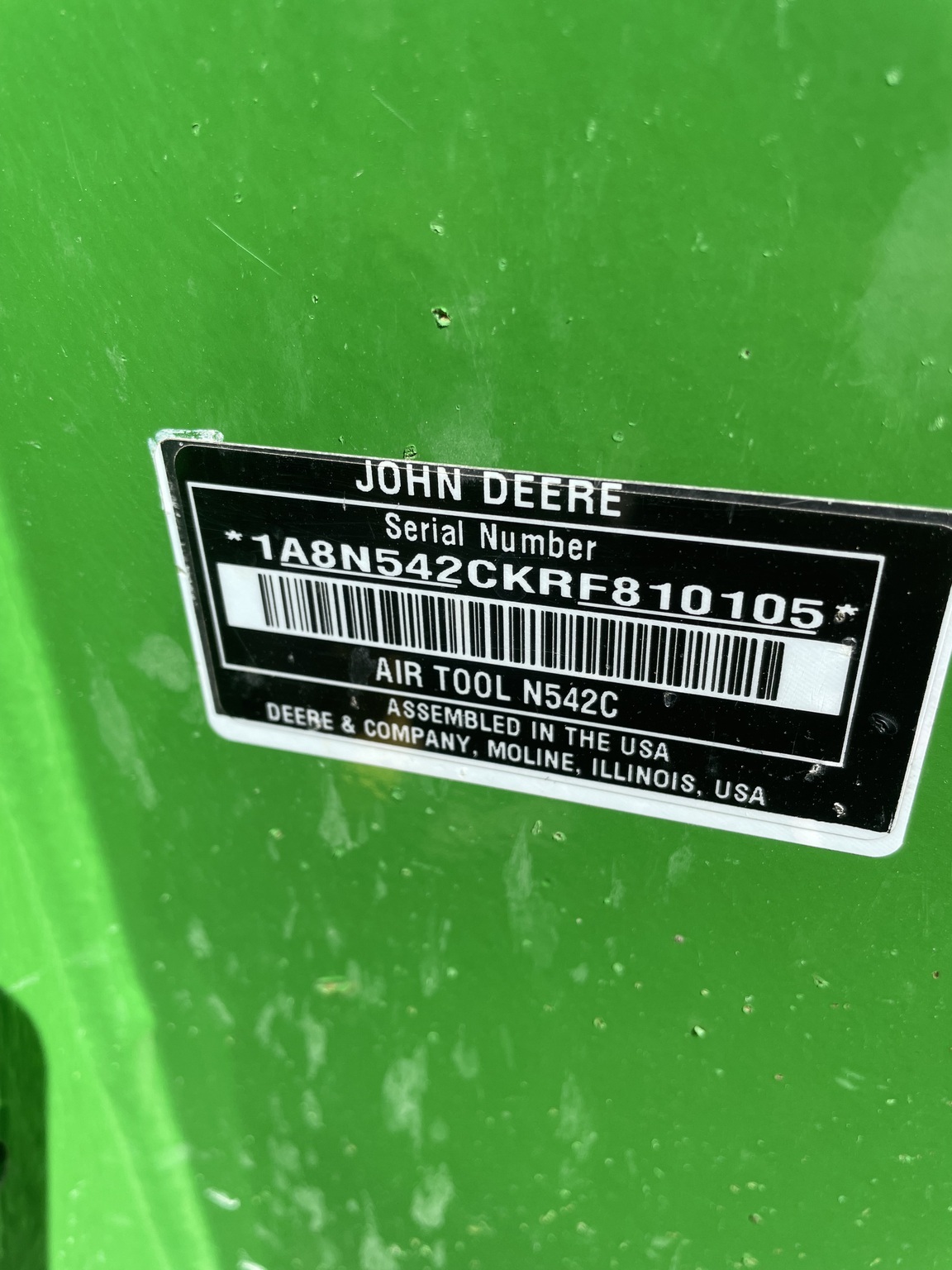 2025 John Deere N542C Air Seeder