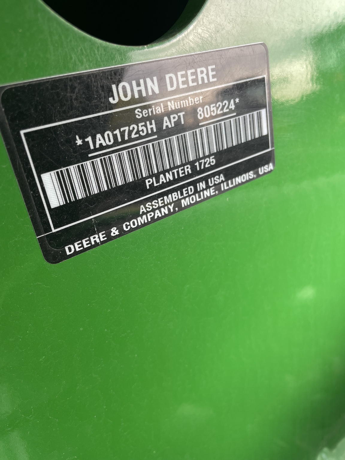 2024 John Deere 1725 CCS Planter