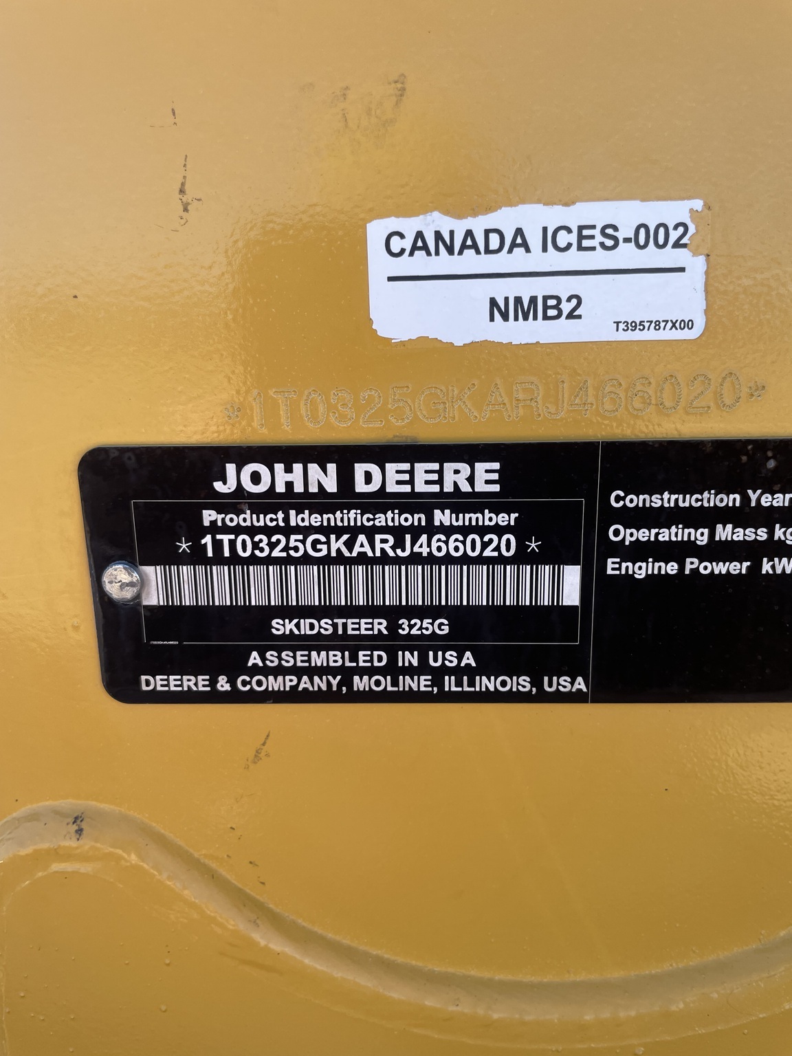 2024 Deere 325G Skid Steer