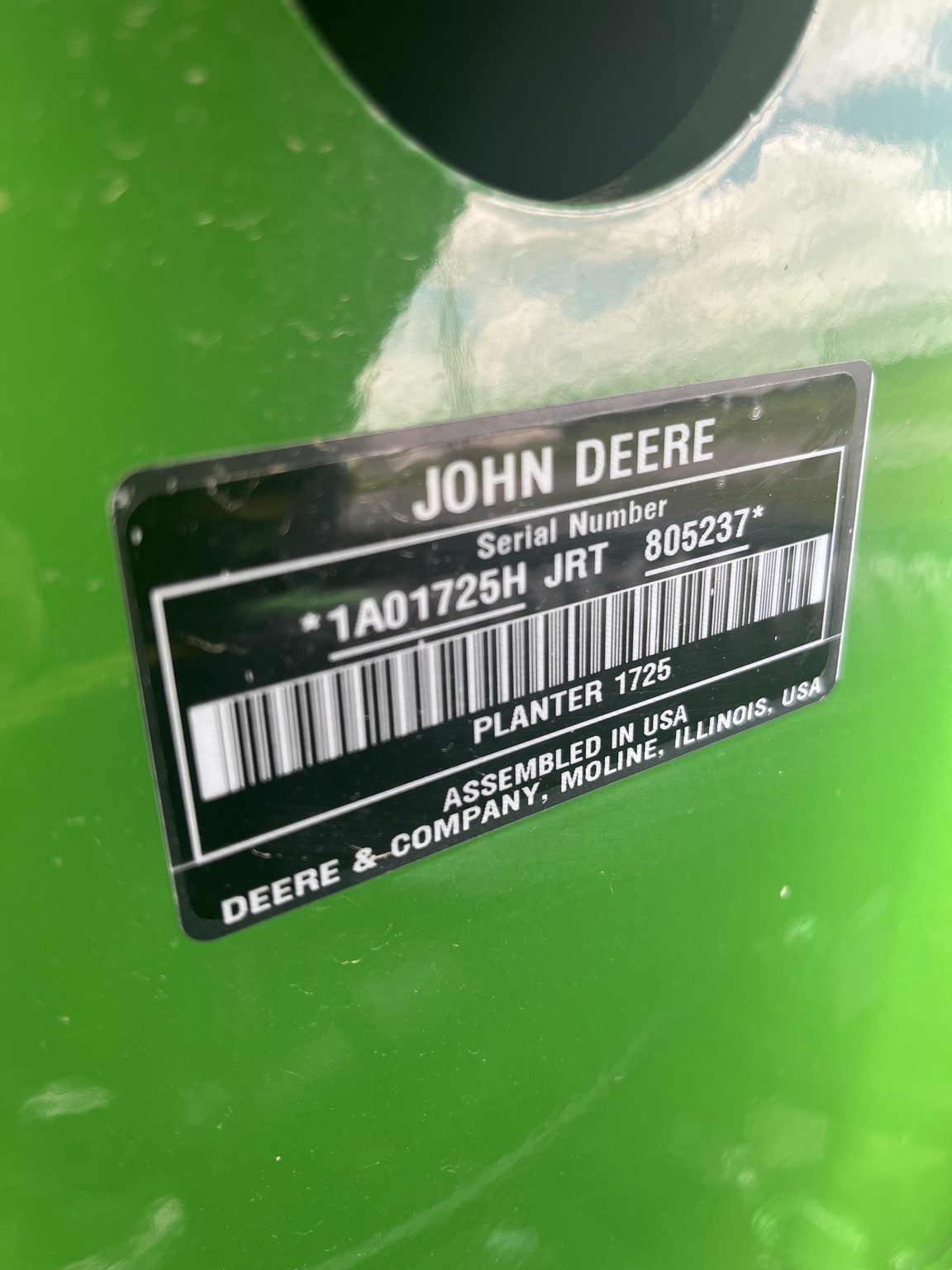 2024 John Deere 1725 CCS Planter