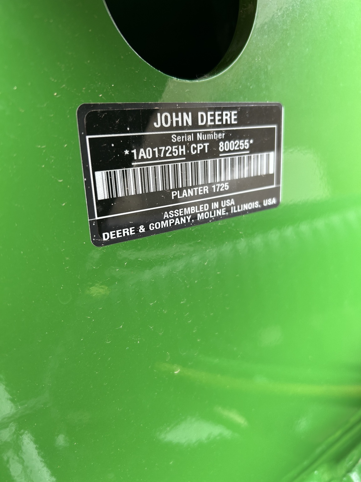 2023 John Deere 1725 CCS Planter