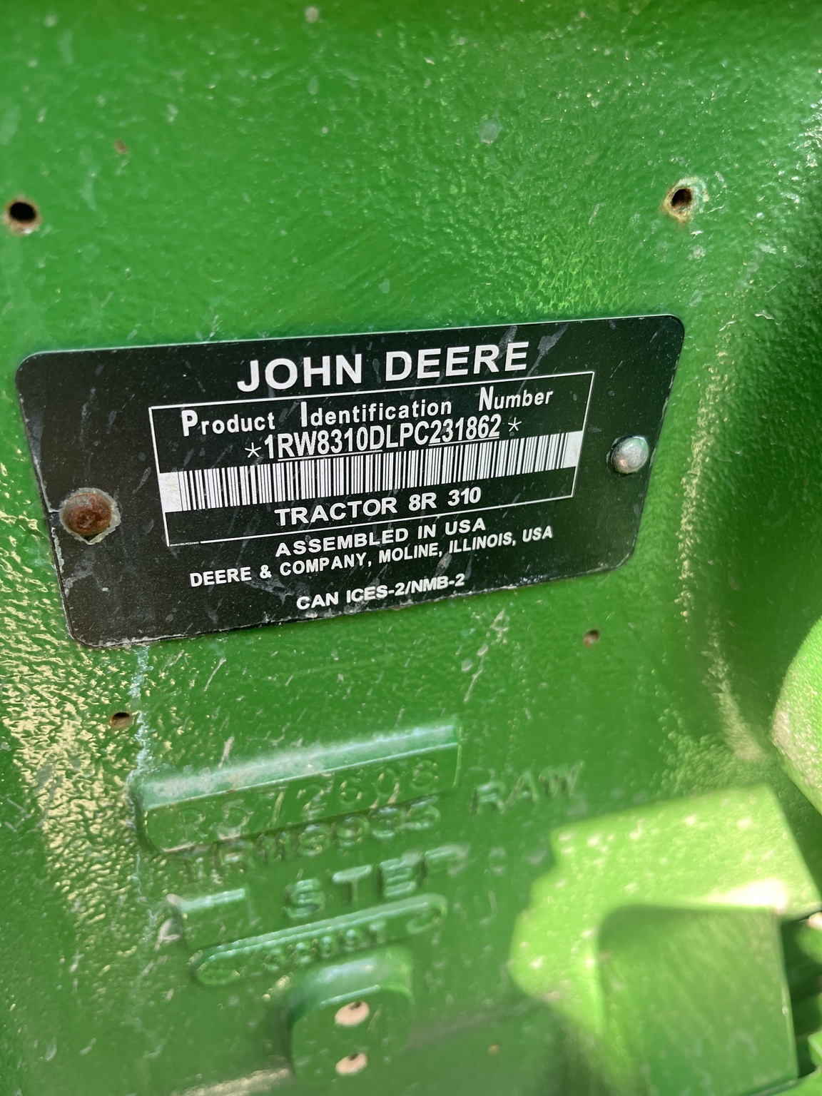 2023 John Deere 8R 310 Tractor