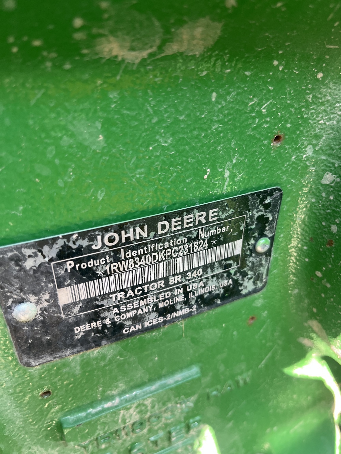 2023 John Deere 8R 340 Tractor