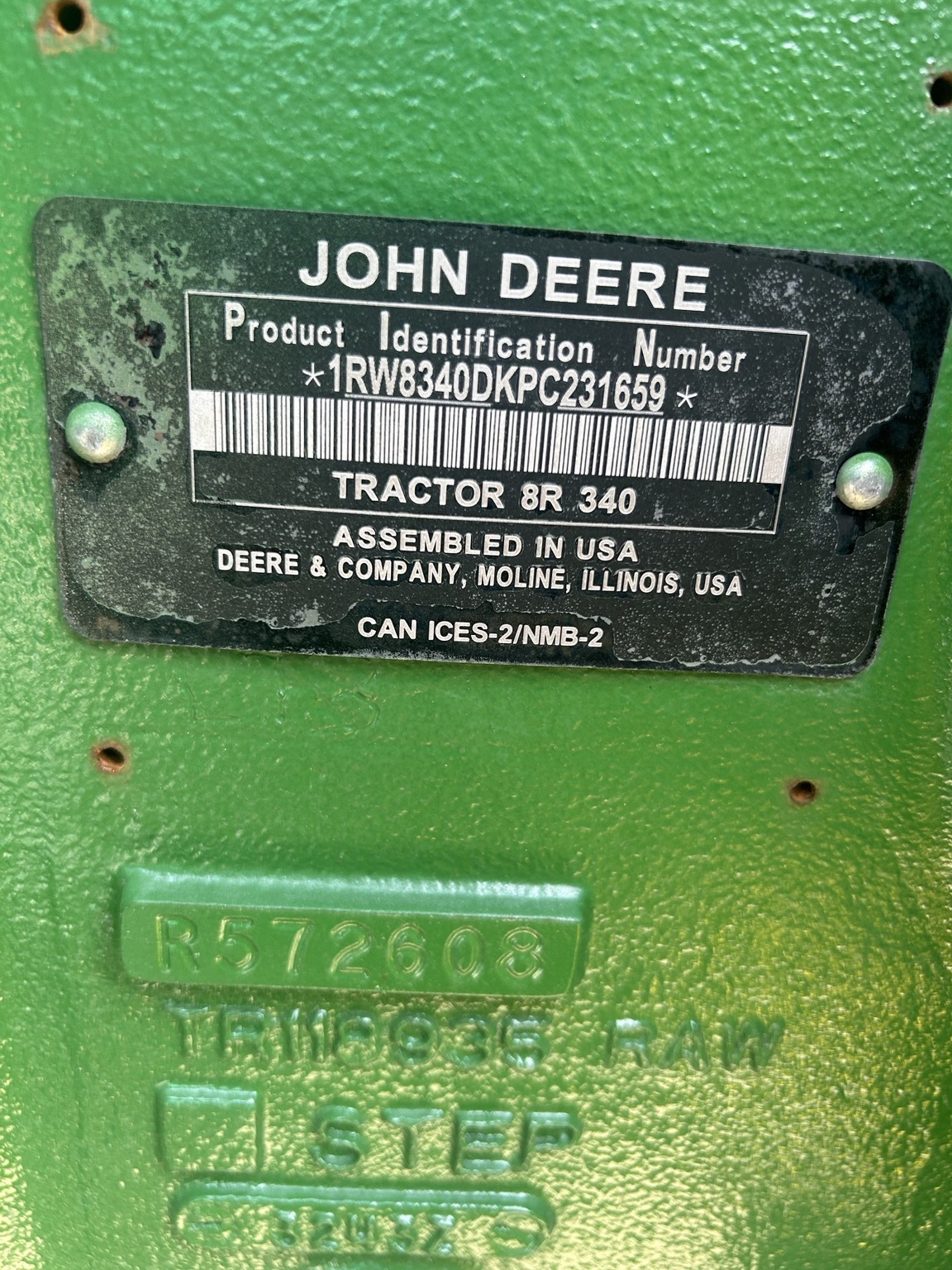 2023 John Deere 8R 340 Tractor
