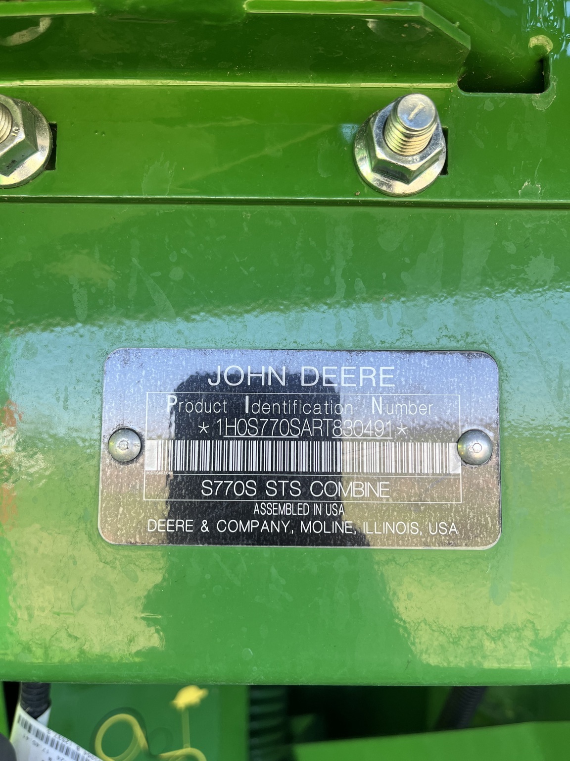 2024 John Deere S770 Combine