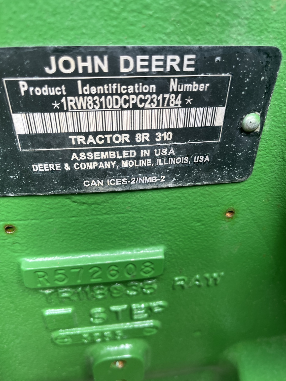 2023 John Deere 8R 310 Tractor